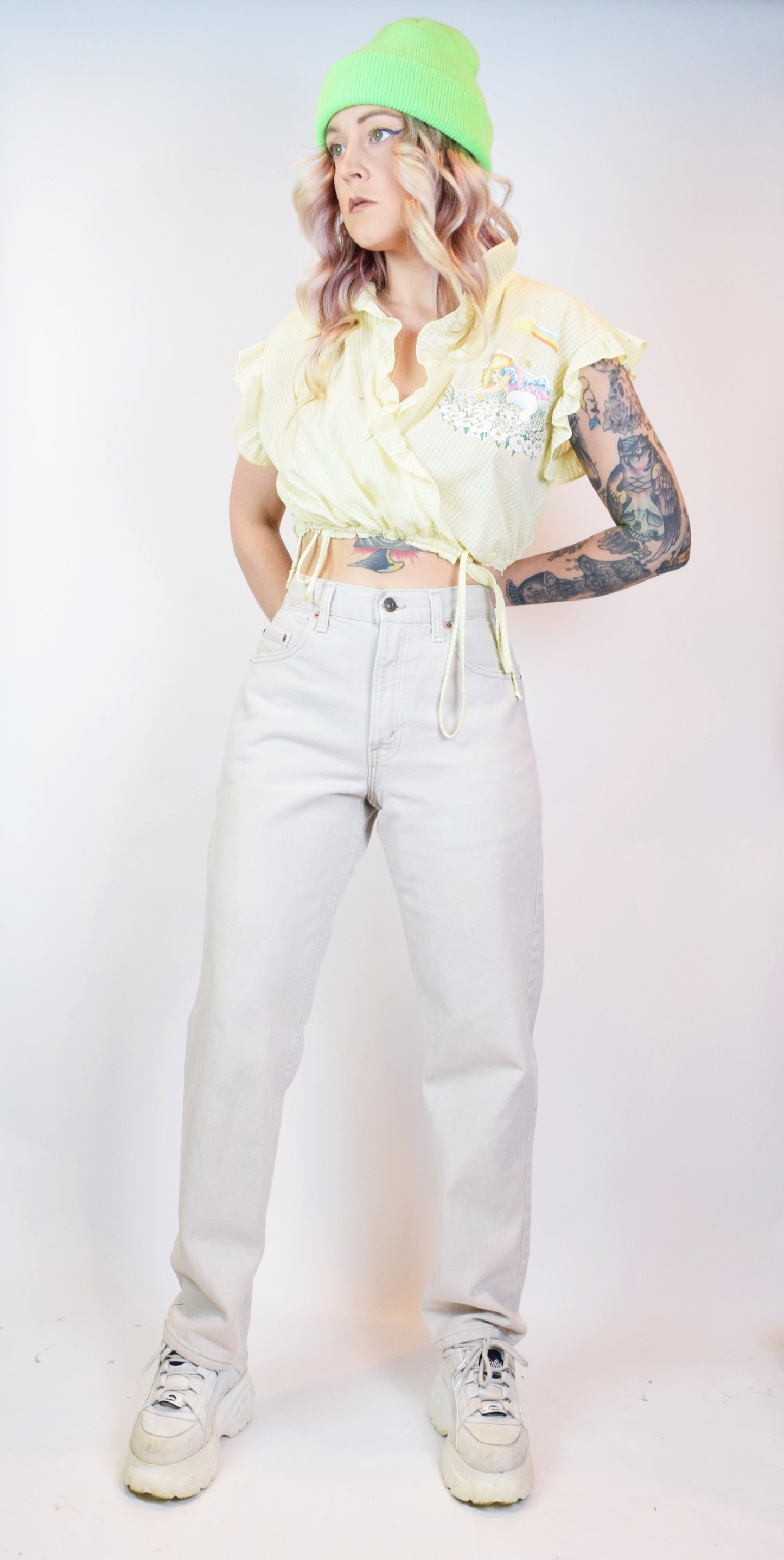 90s CREAM LEVIS 550 - 29"