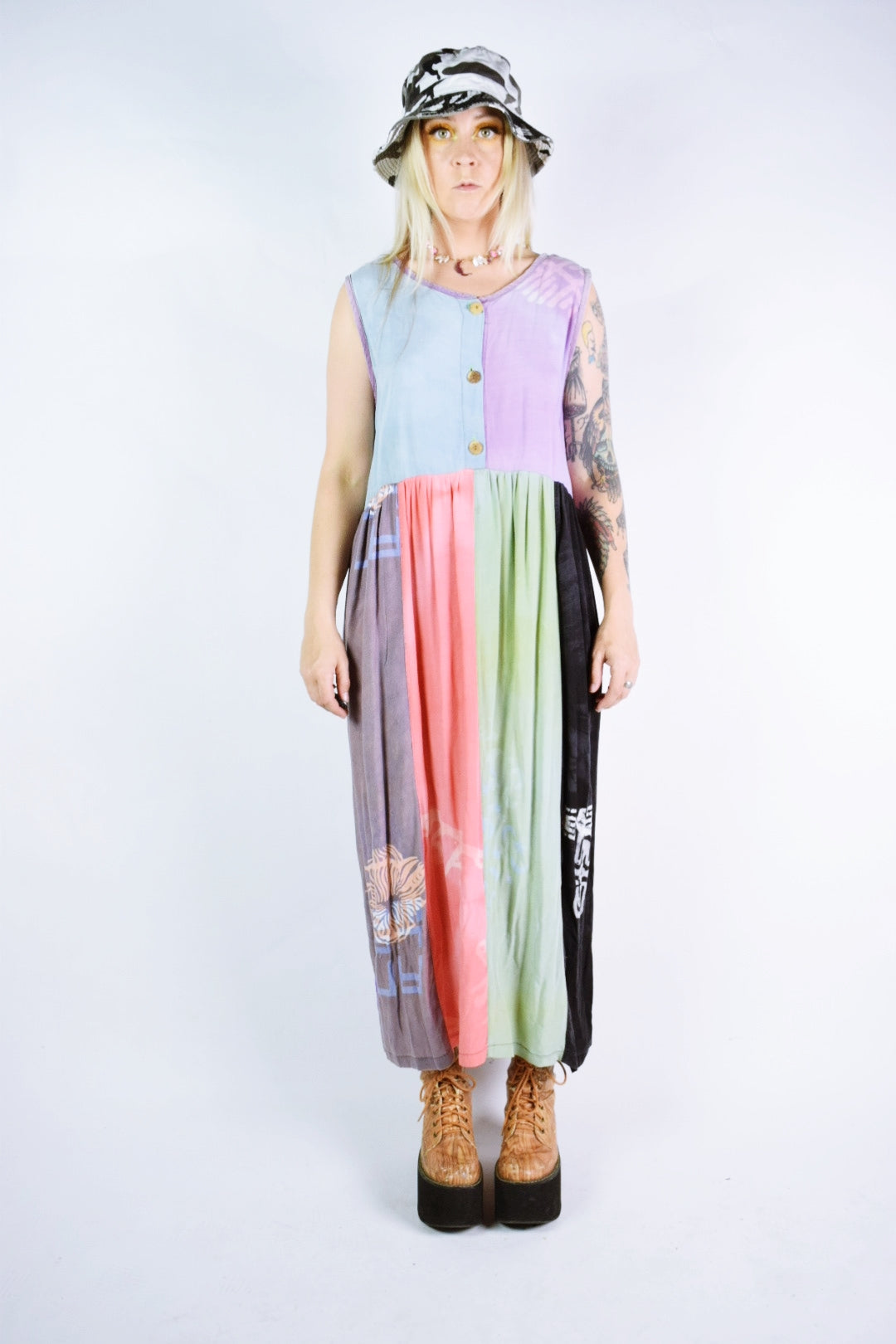 90s HAND DYED BOHO MAXI - M/L