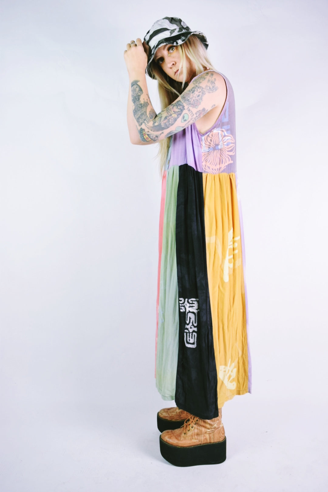 90s HAND DYED BOHO MAXI - M/L