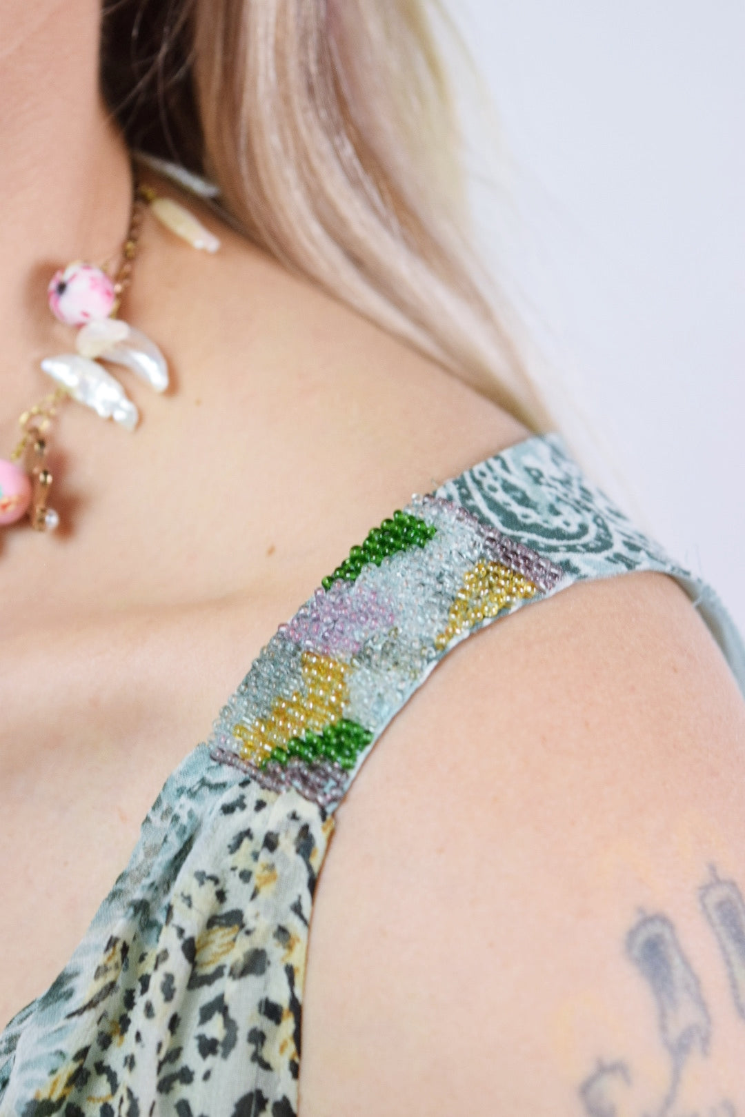 Y2K BALLETIC WILD FLORAL MAXI - S/M