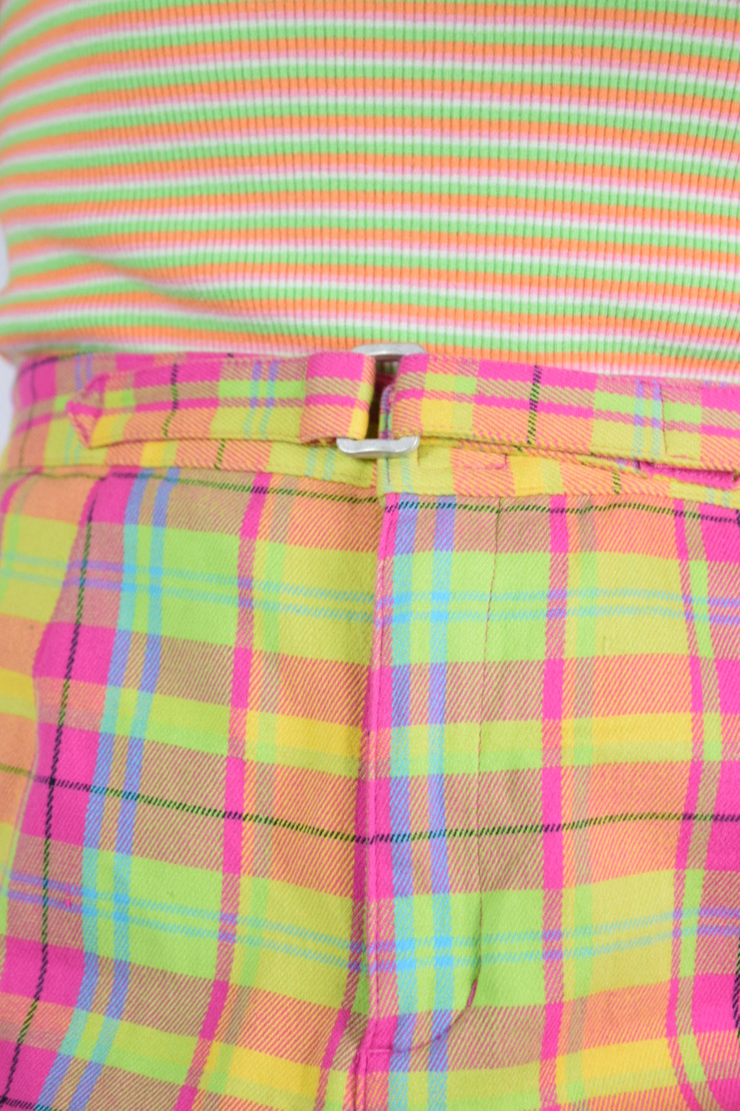 Y2K DOES 40s TECHNICOLOR CAPRIS - 26-28" waist