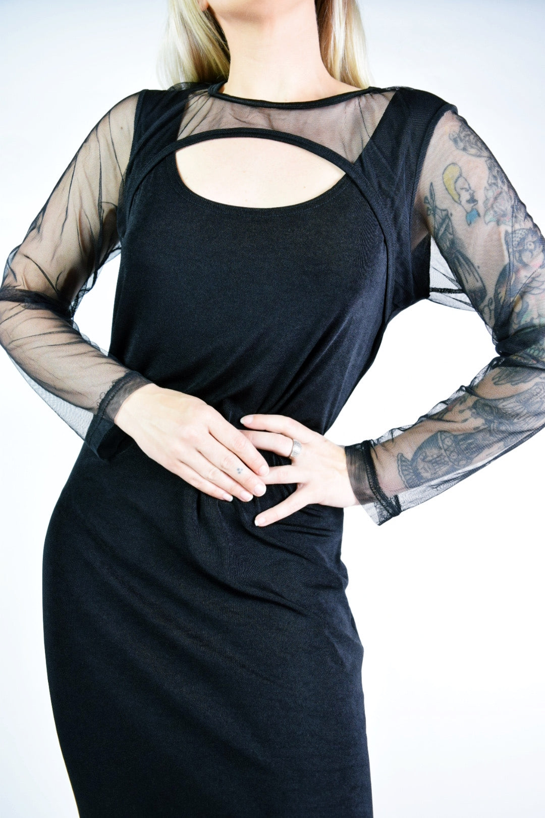90s CYBER CUTOUT MAXI - M/L