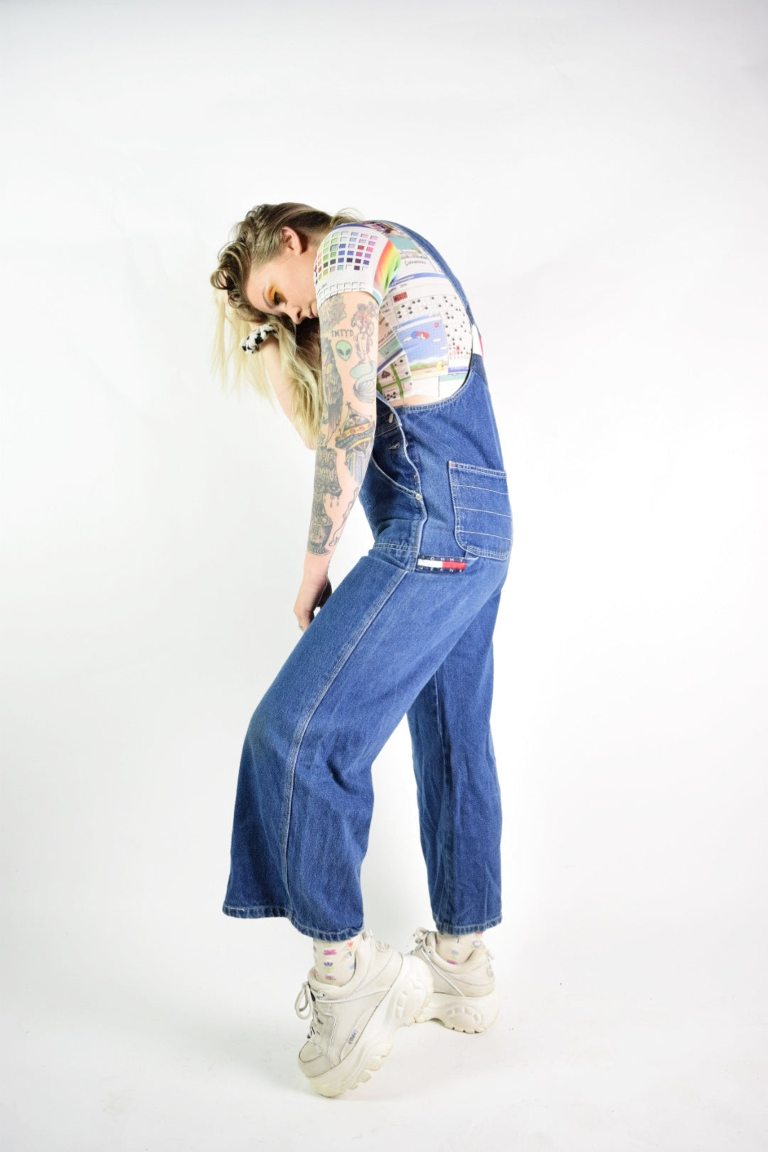 90s TOMMY HILFIGER OVERALLS - XS/S