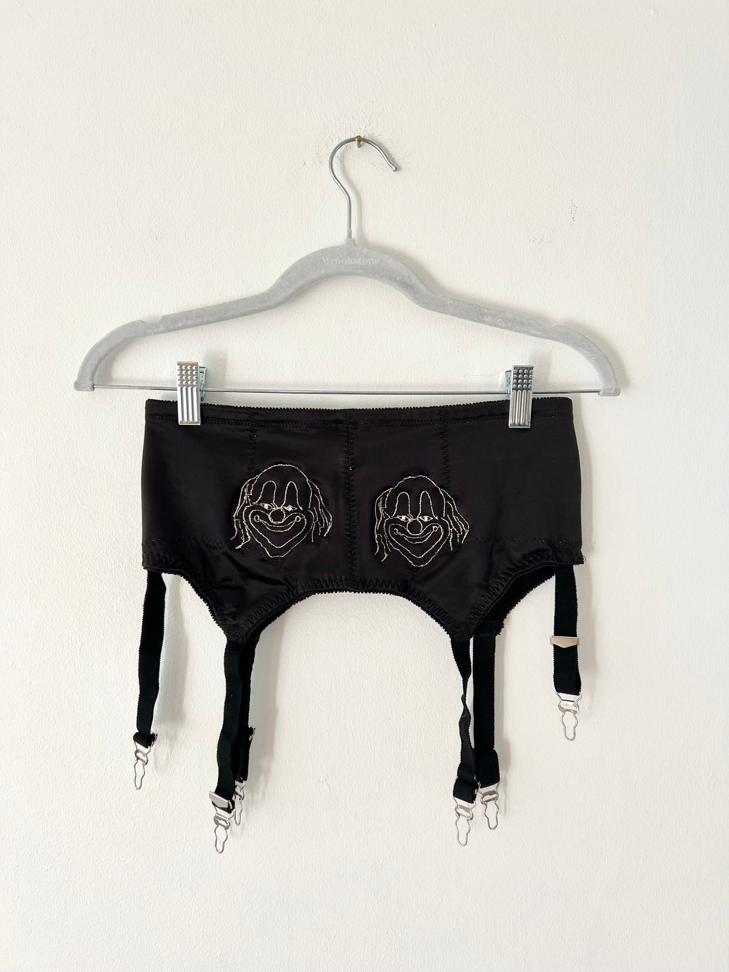 Embroidered Clown Garter