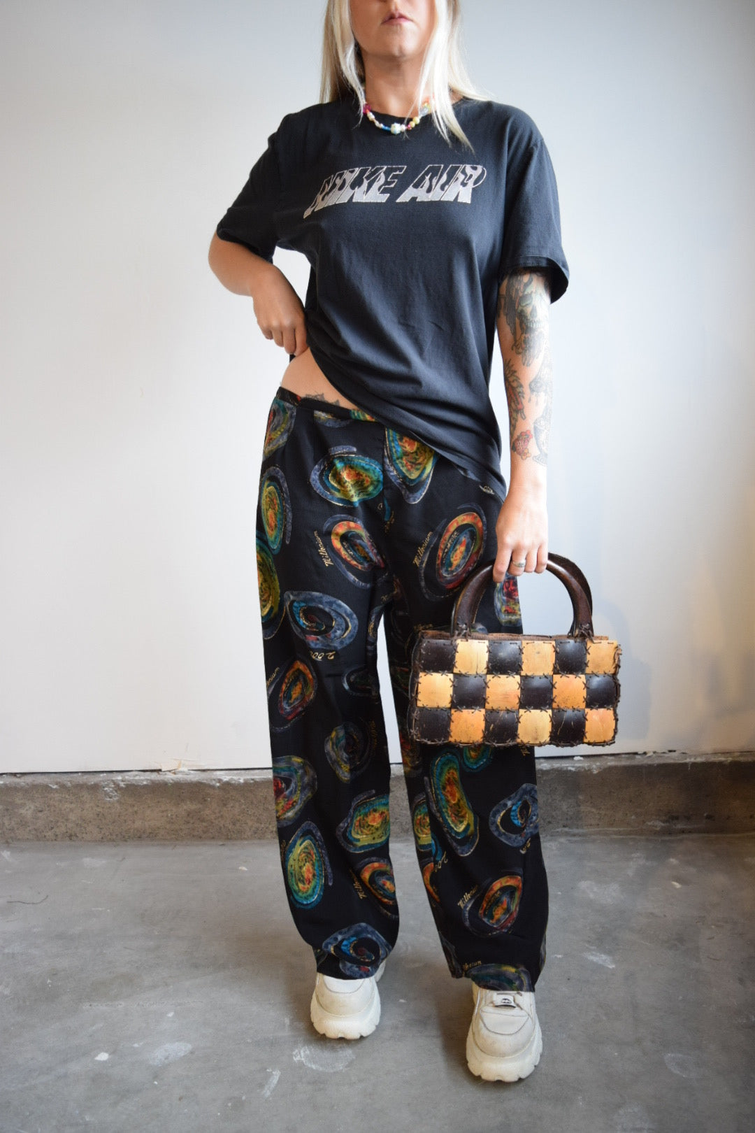 Y2K 'MILLENNIUM' SILK TROUSERS -