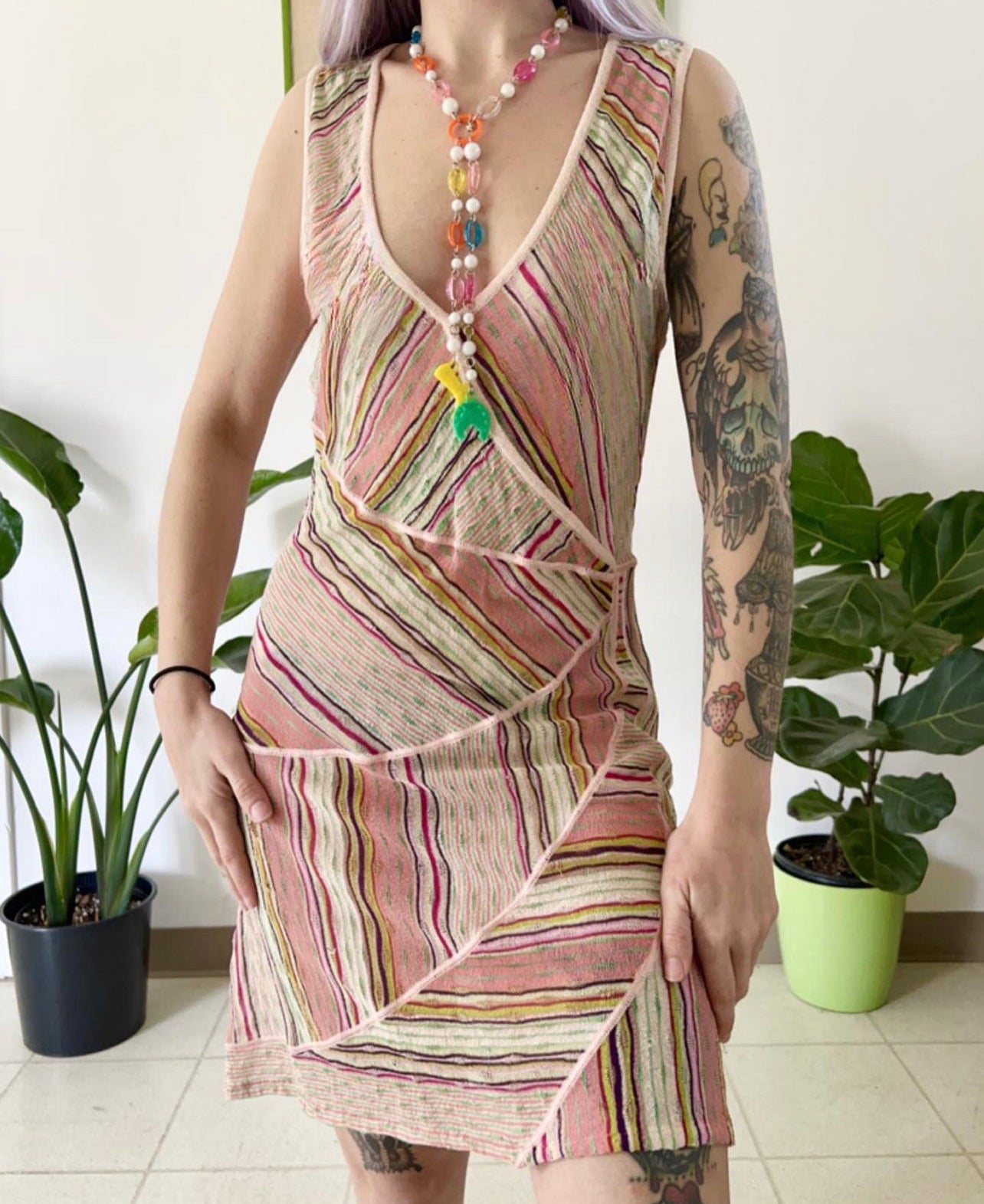 90s Missoni Kaleidoscope Midi - S/M