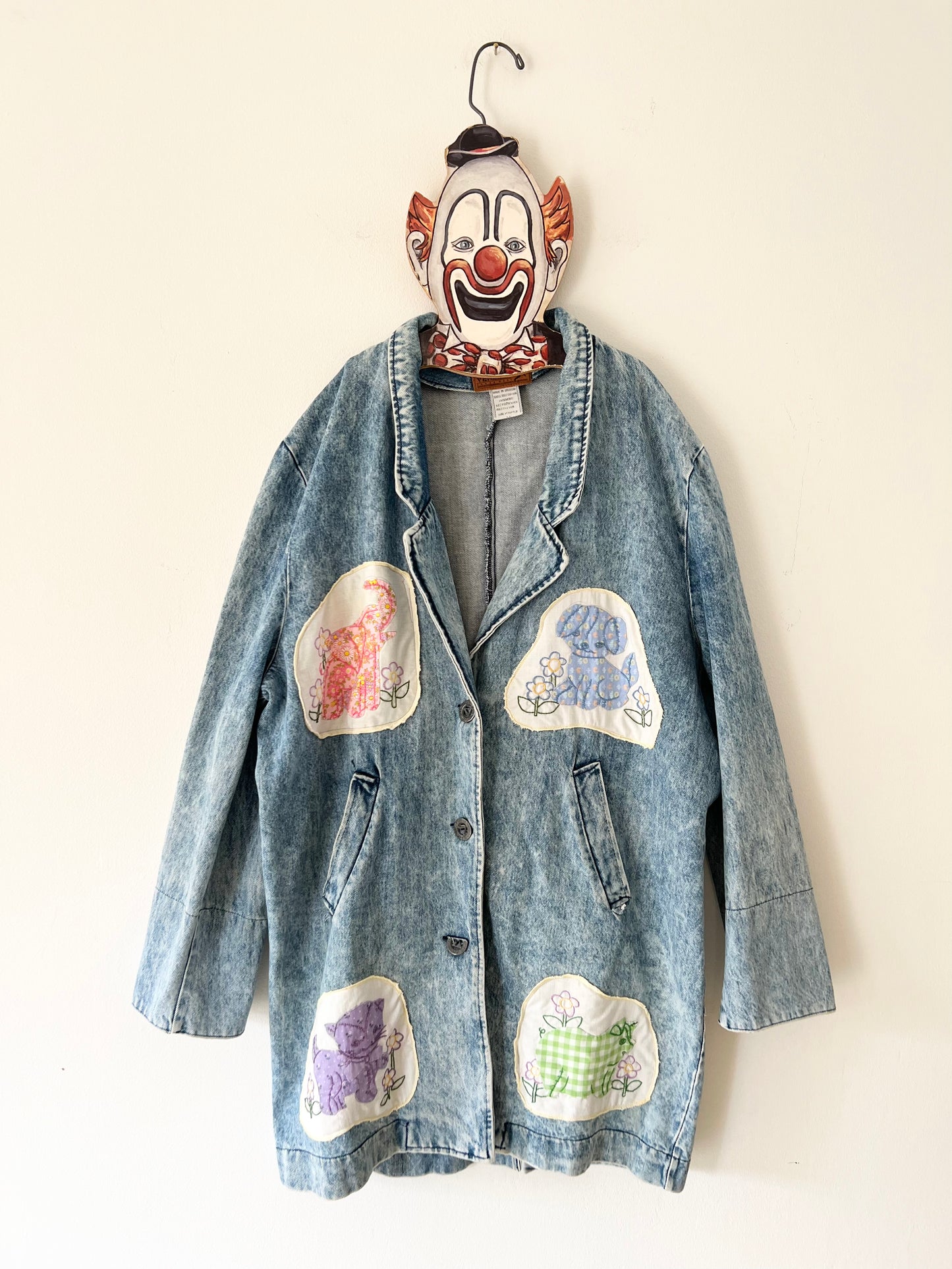 Baby Animal Denim Duster