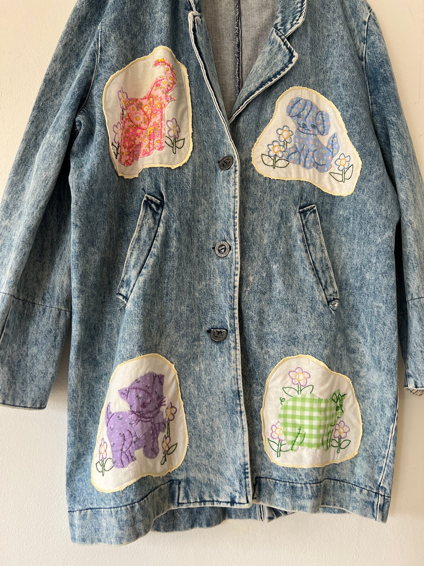 Baby Animal Denim Duster