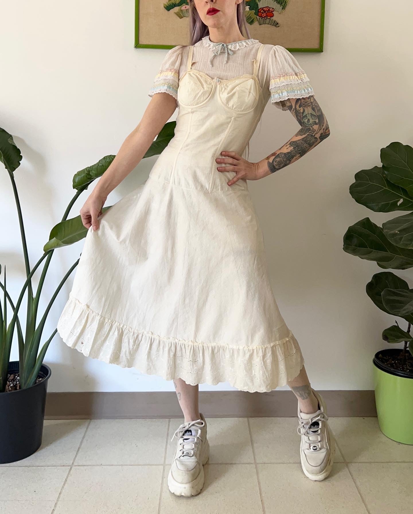 Victorian Coquette Slip Dress