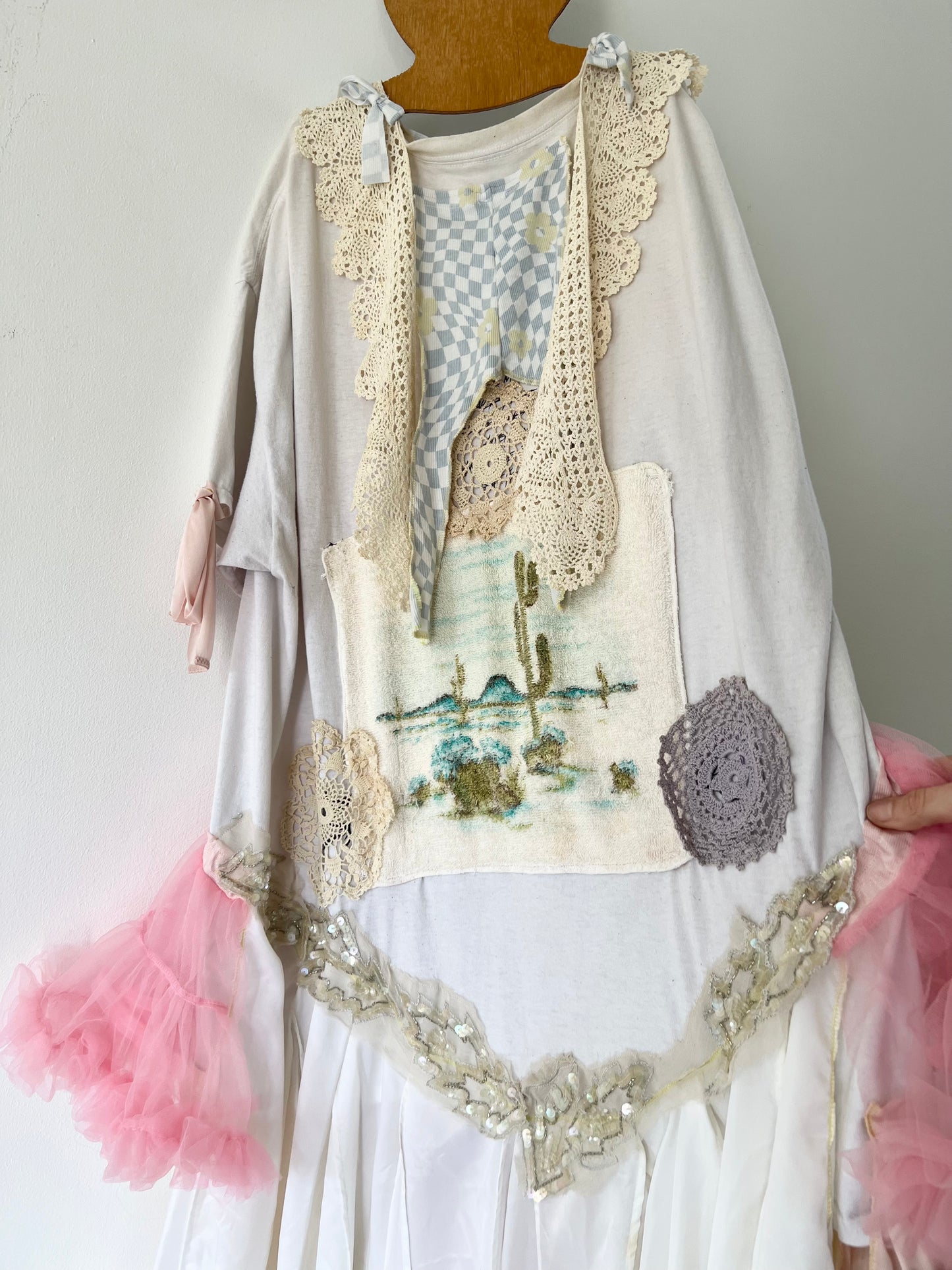 Owlephant Original Upcycled Mixed Media Maxi