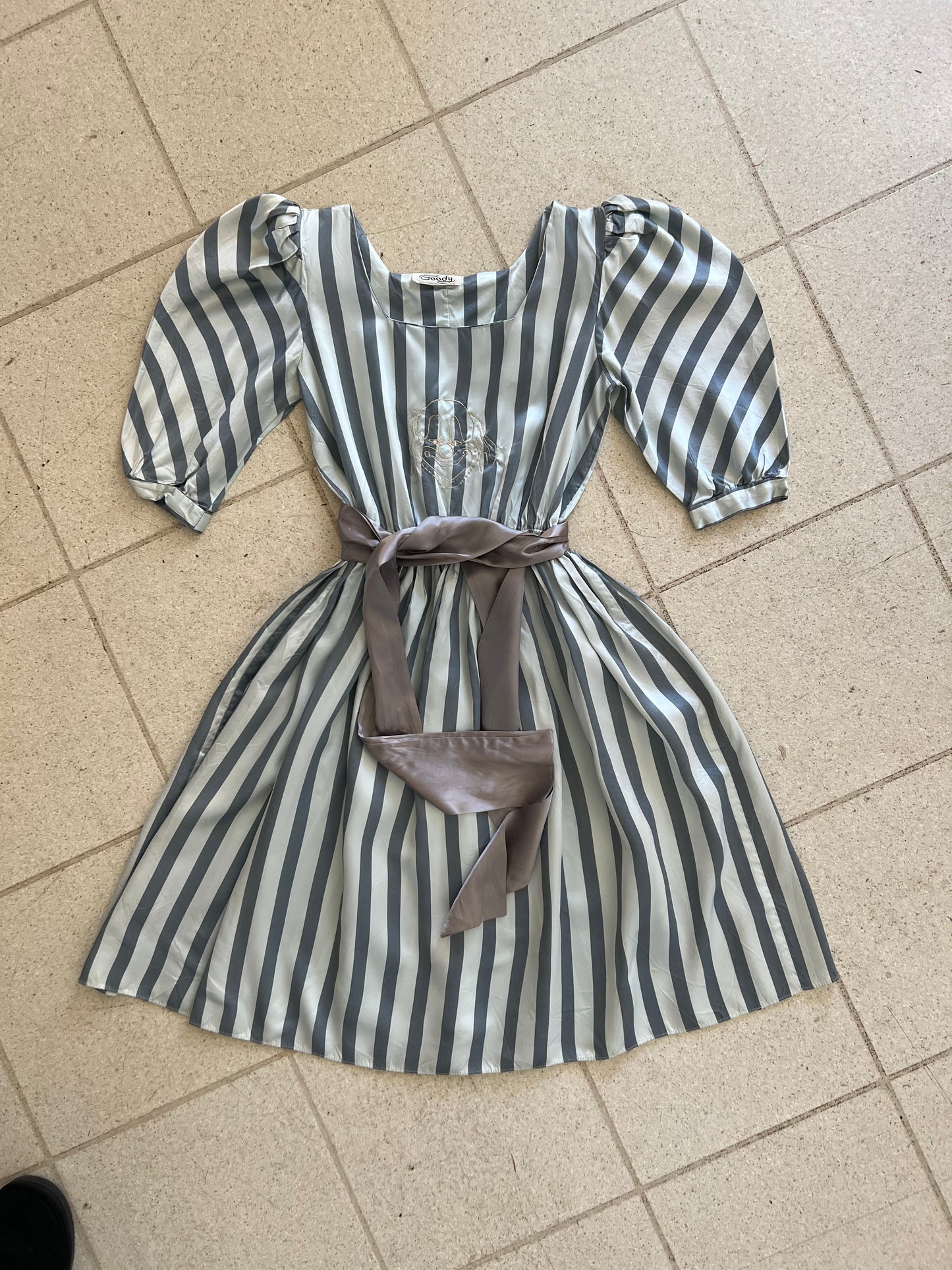 Embroidered Clown Midi
