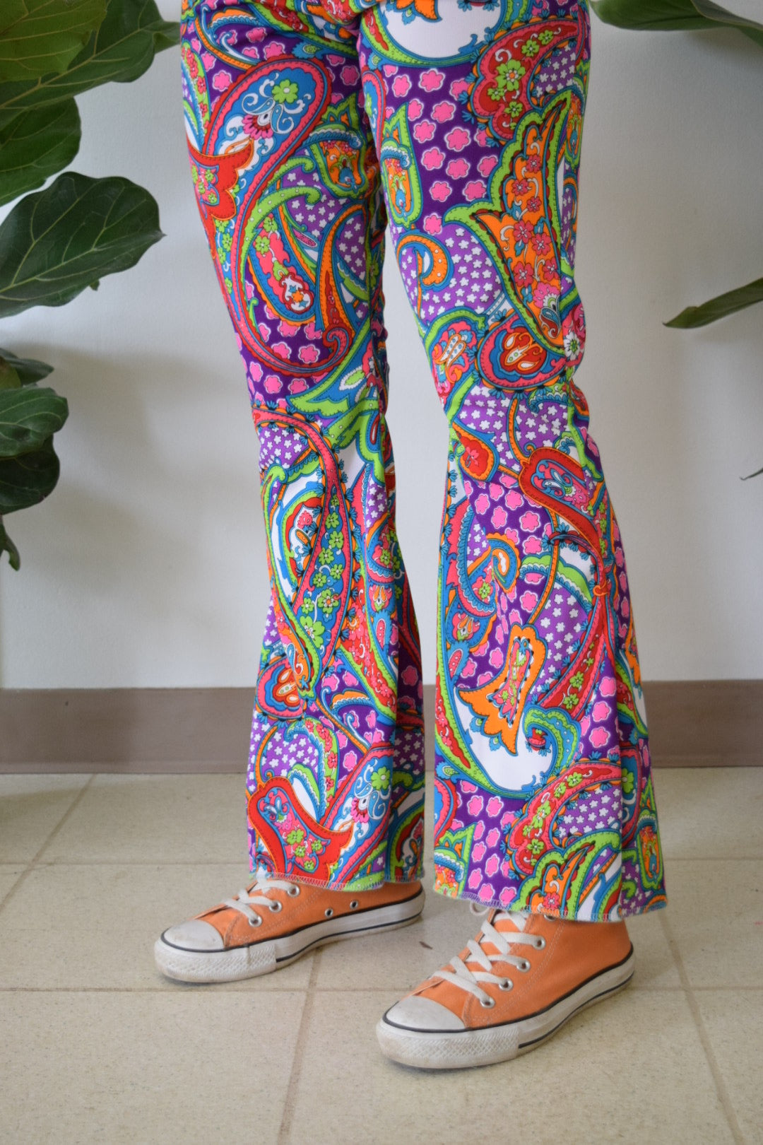 *OWLEPHANT ORIGINAL* Psychedelic Bell Bottoms - 27/28β waist