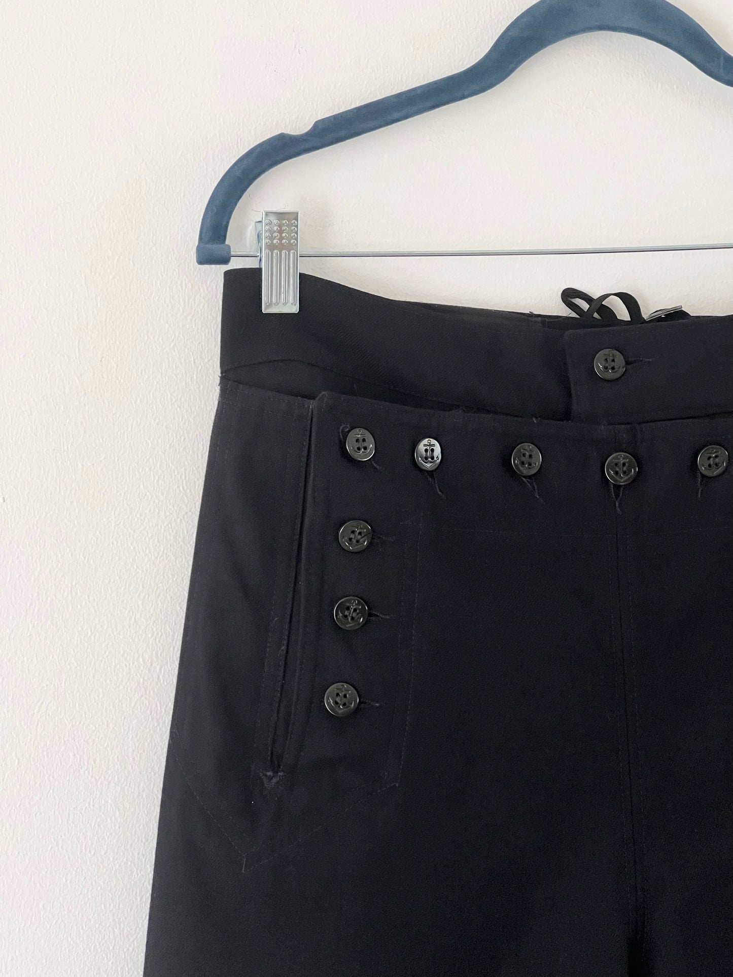 1981 Wool Sailor Pants - 30” waist