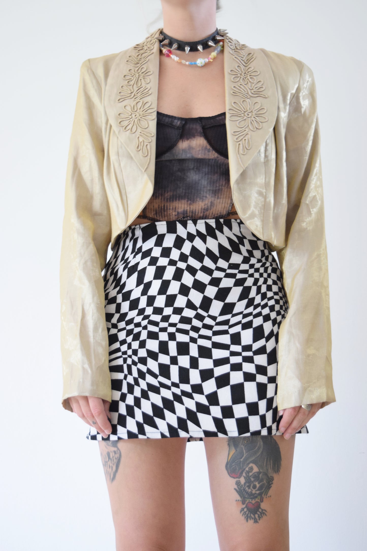 90s IRIDESCENT BLAZER - S/M