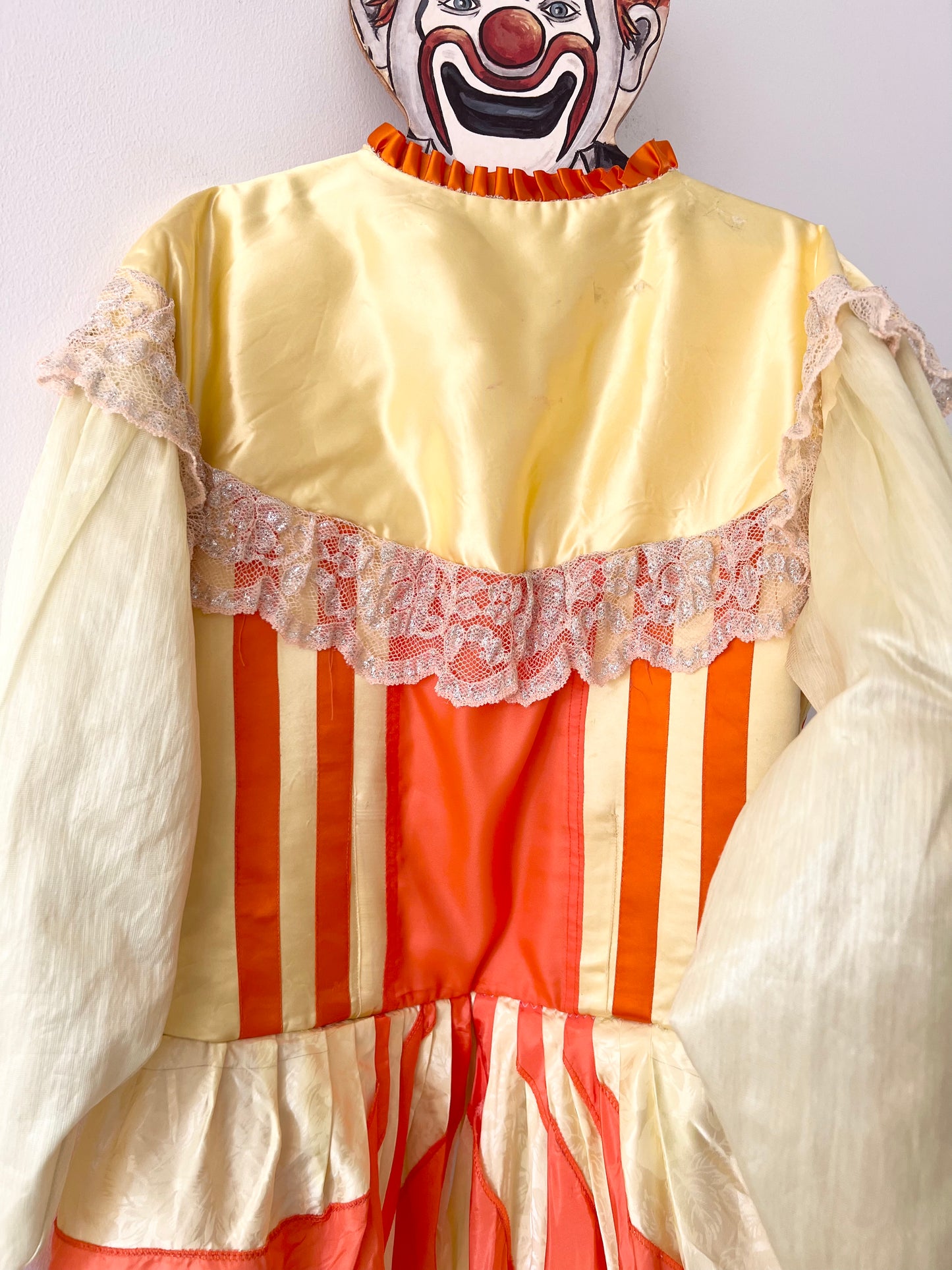 Vtg Handmade Jester Bouffant Piece