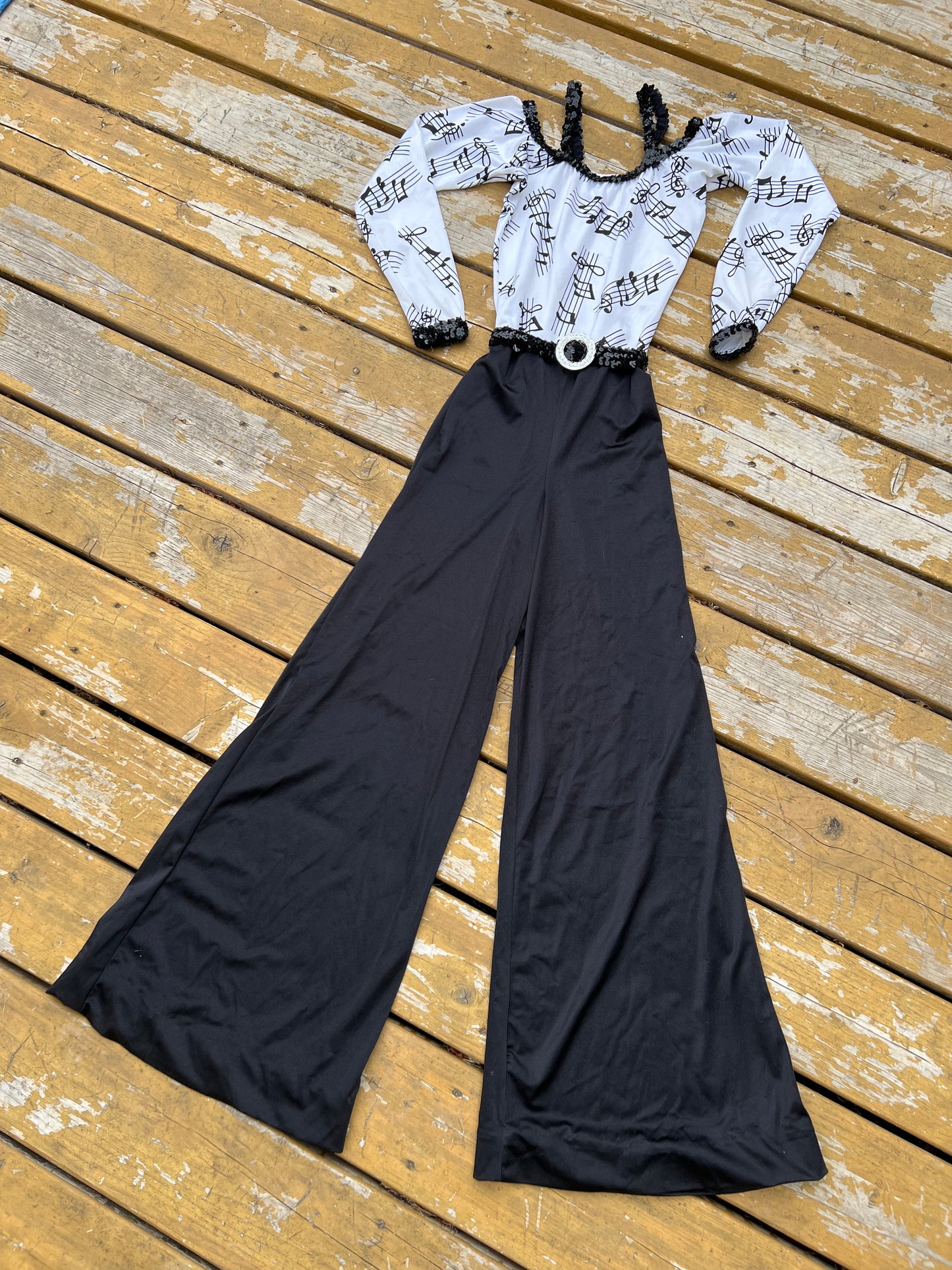 90s Musical Note Novelty Jumpsuit - XS