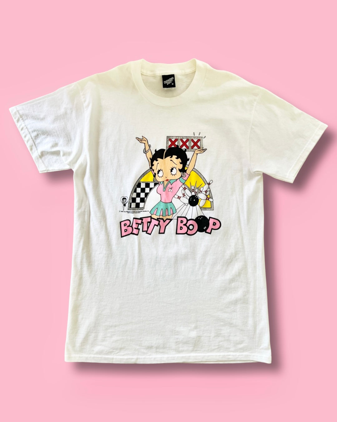 90s Betty Boop Bowling Tee - M