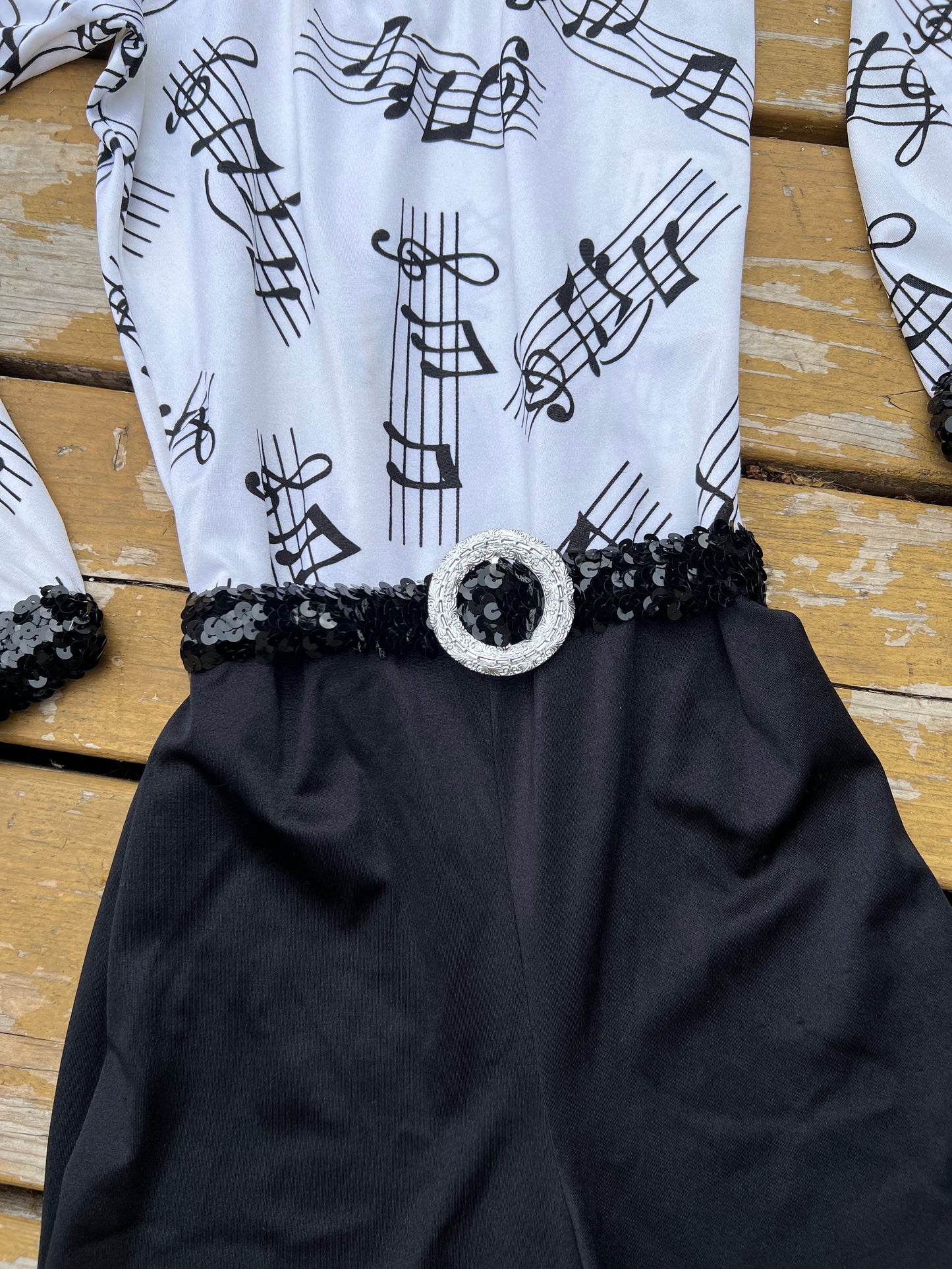 90s Musical Note Novelty Jumpsuit - XS