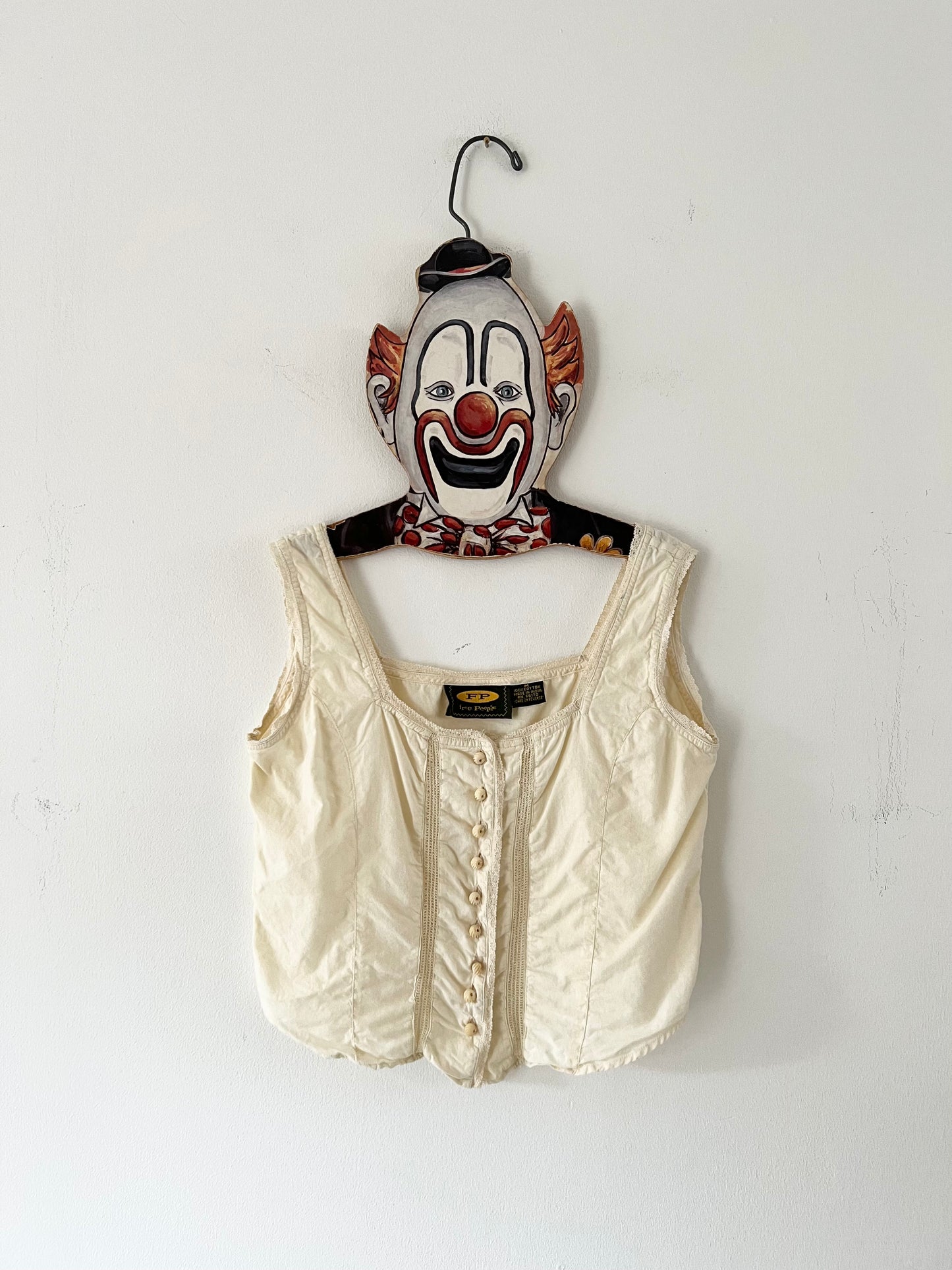 Y2K Free People Romantic Eyelet Blouse - S