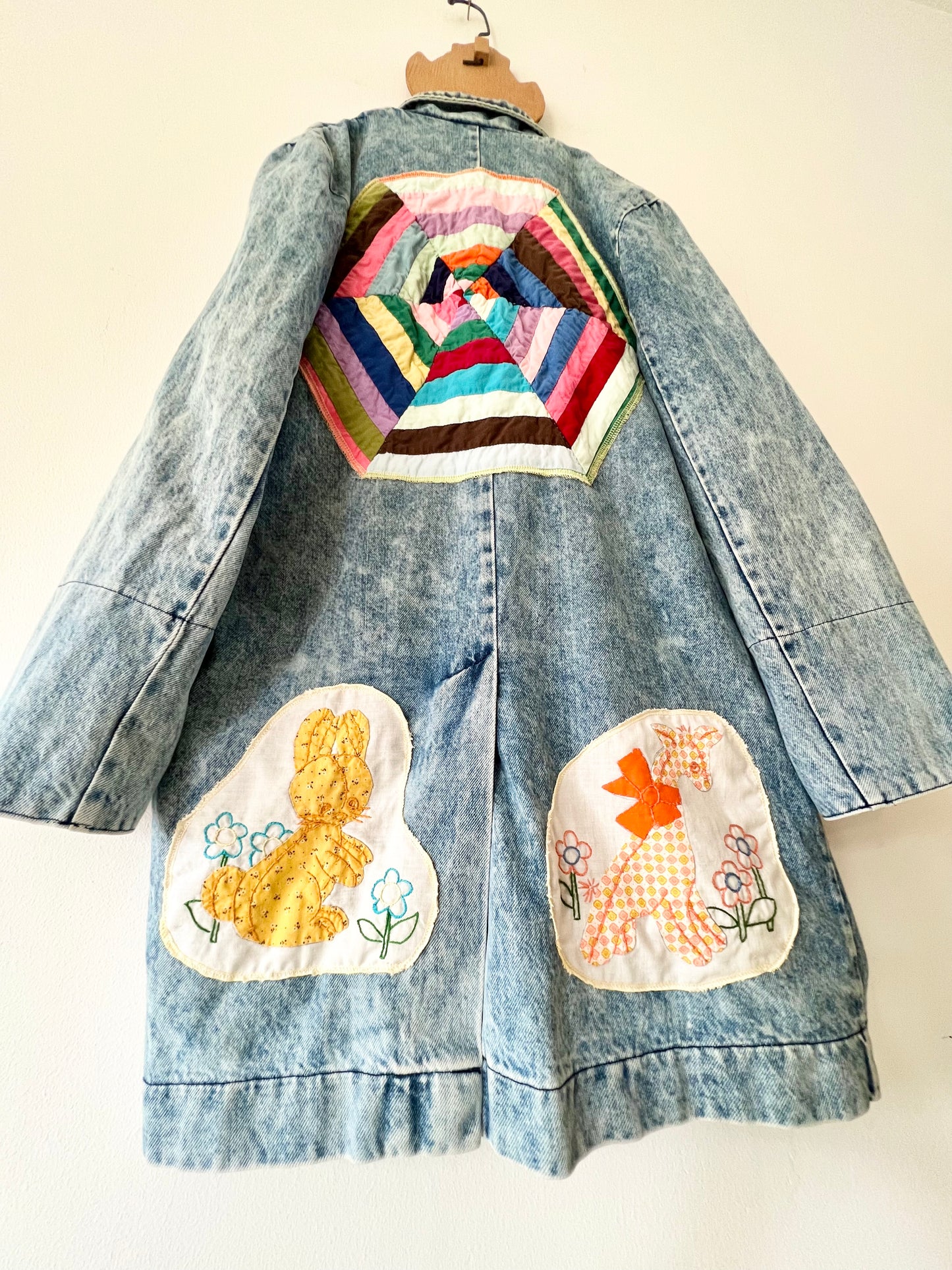 Baby Animal Denim Duster