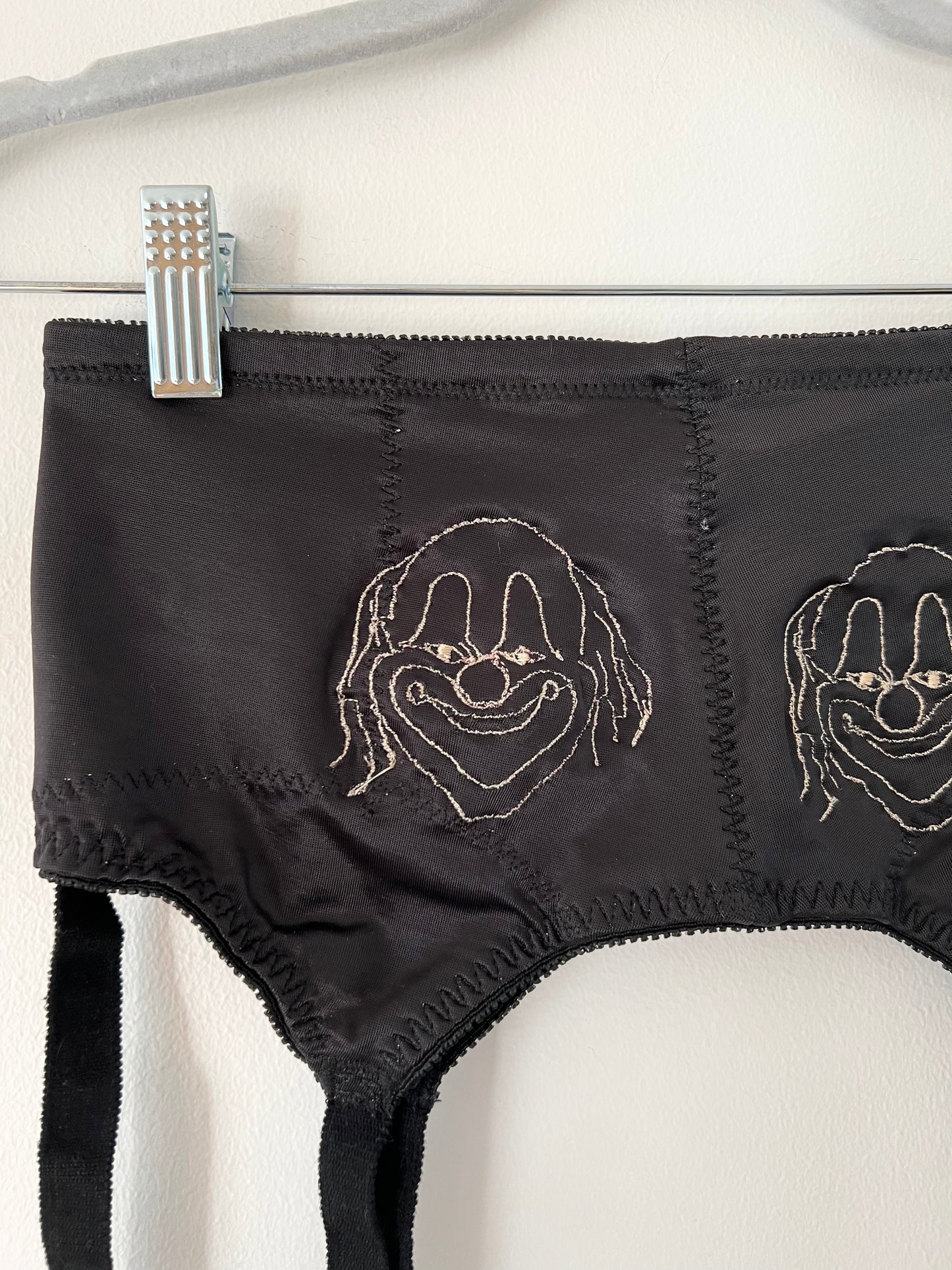 Embroidered Clown Garter