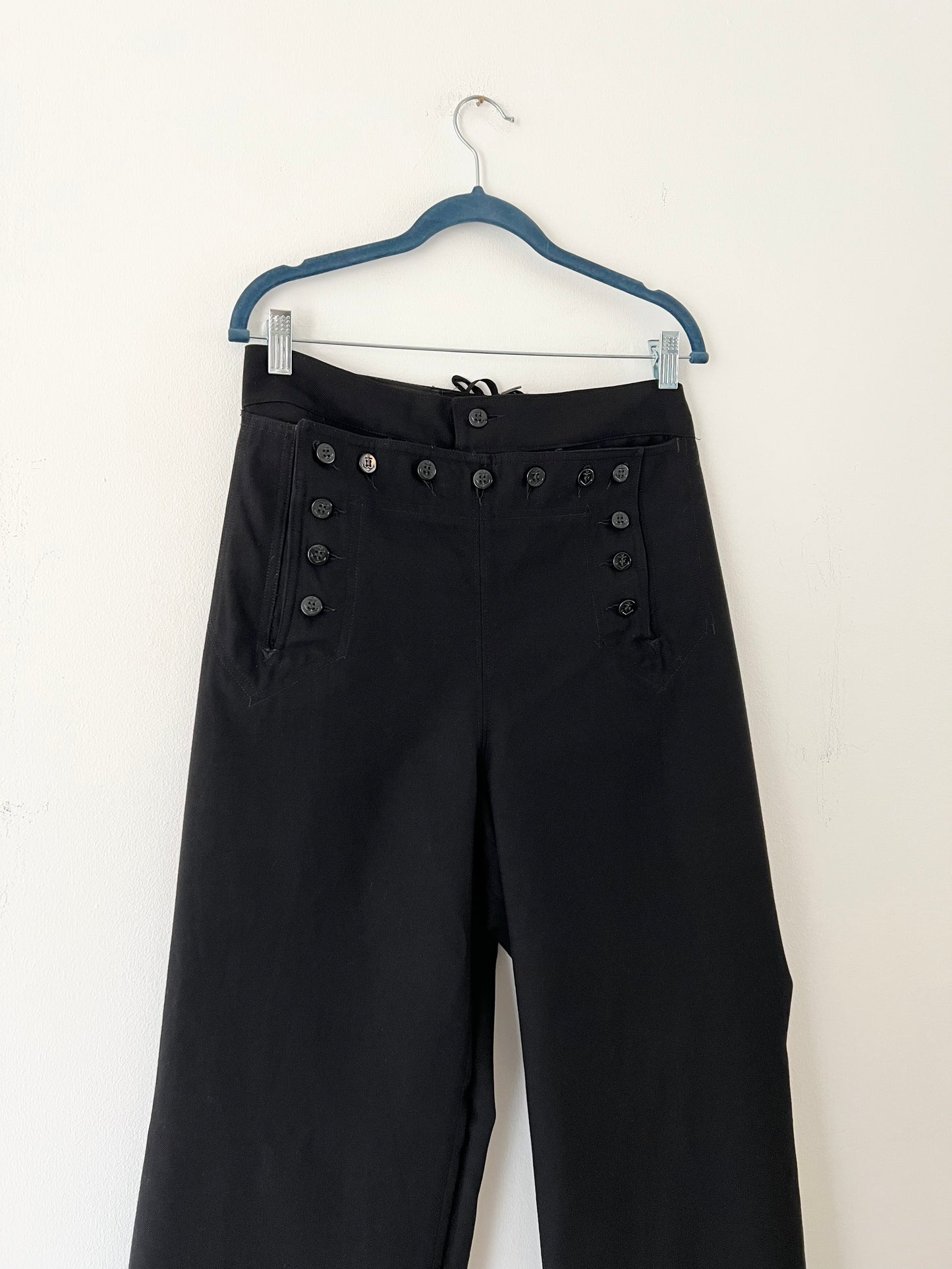 1981 Wool Sailor Pants - 30” waist