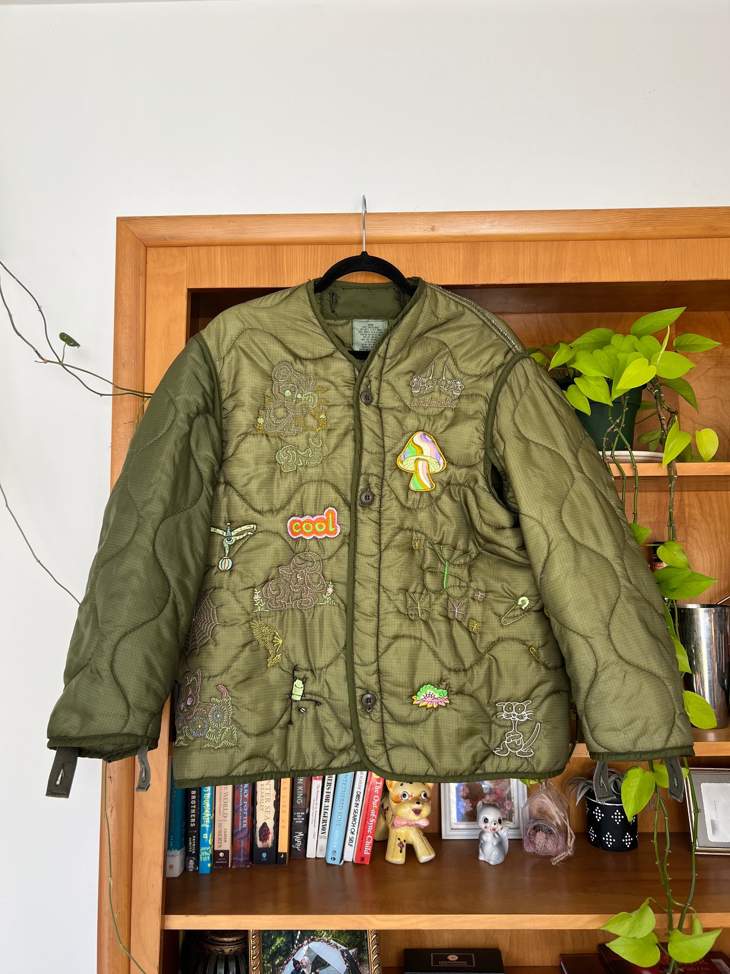 Embroidered Vtg Liner Jacket