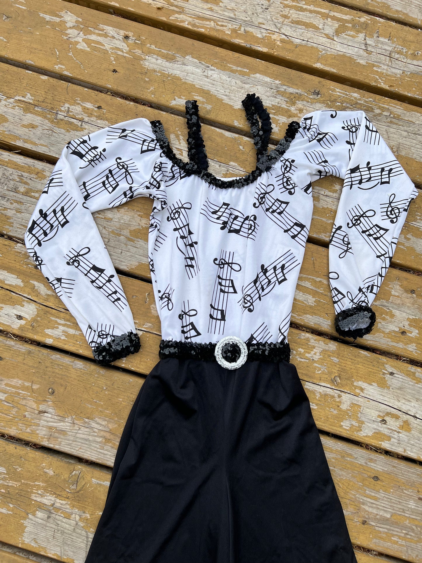 90s Musical Note Novelty Jumpsuit - XS