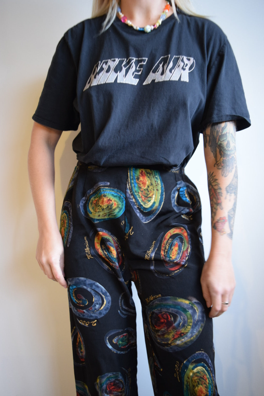 Y2K 'MILLENNIUM' SILK TROUSERS -