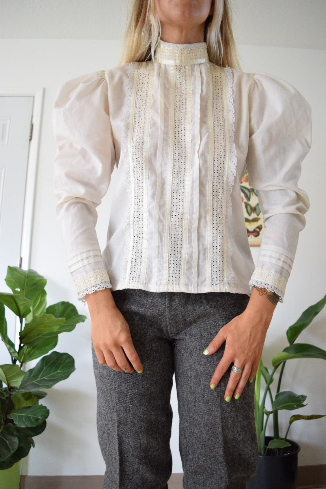 70s Gunne Sax Blouse - S/M