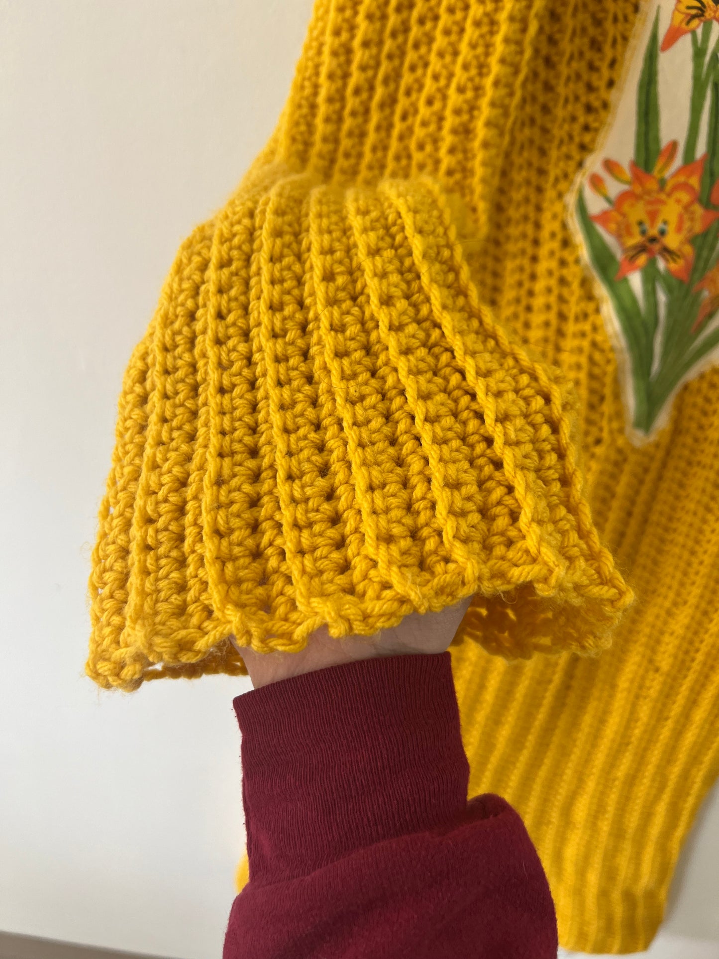 Reworked DandiLION Knitted Maxi Dress