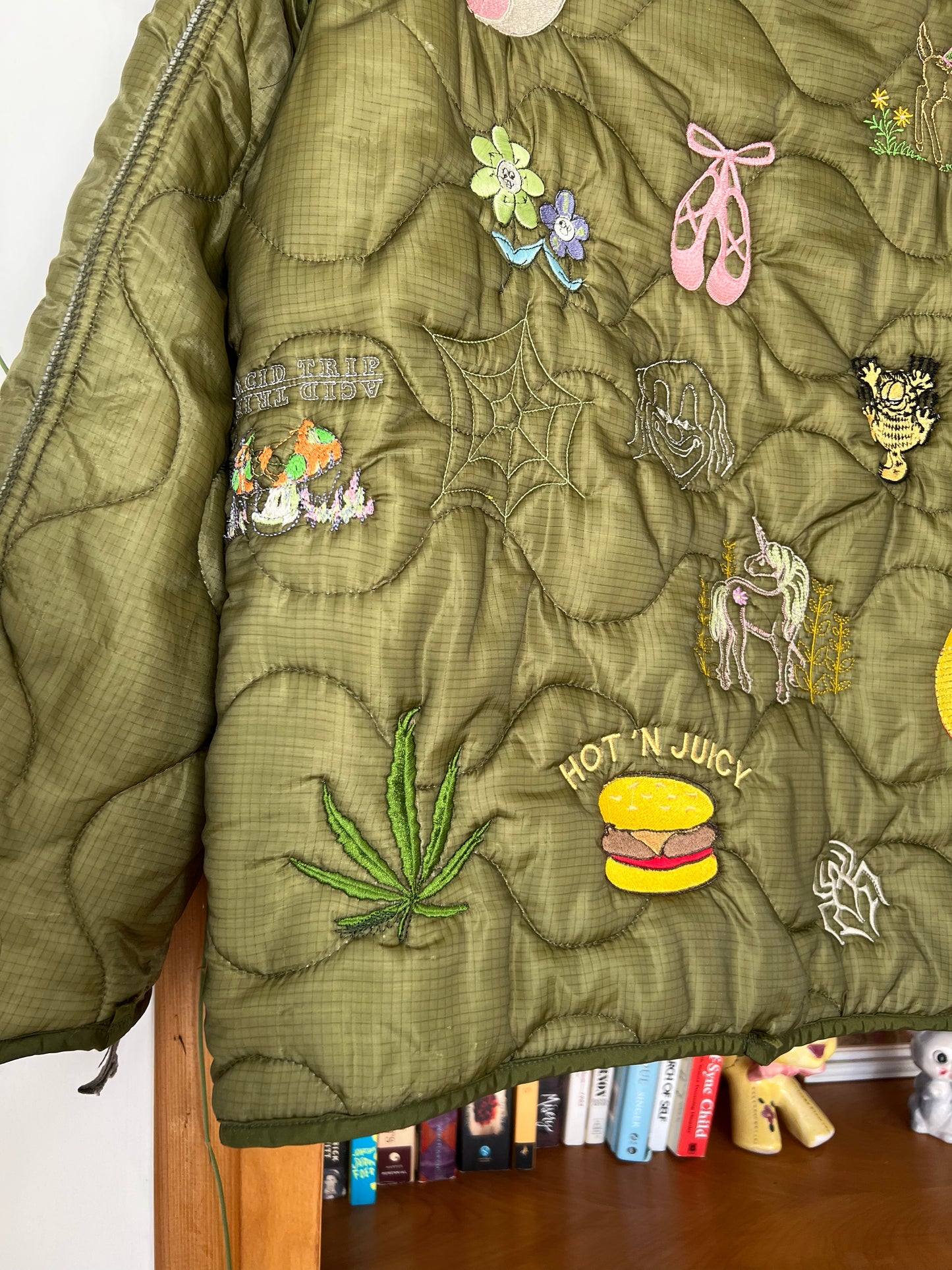Embroidered Vtg Liner Jacket