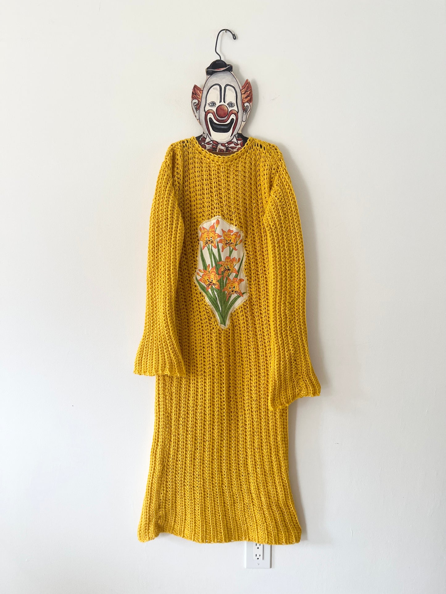 Reworked DandiLION Knitted Maxi Dress