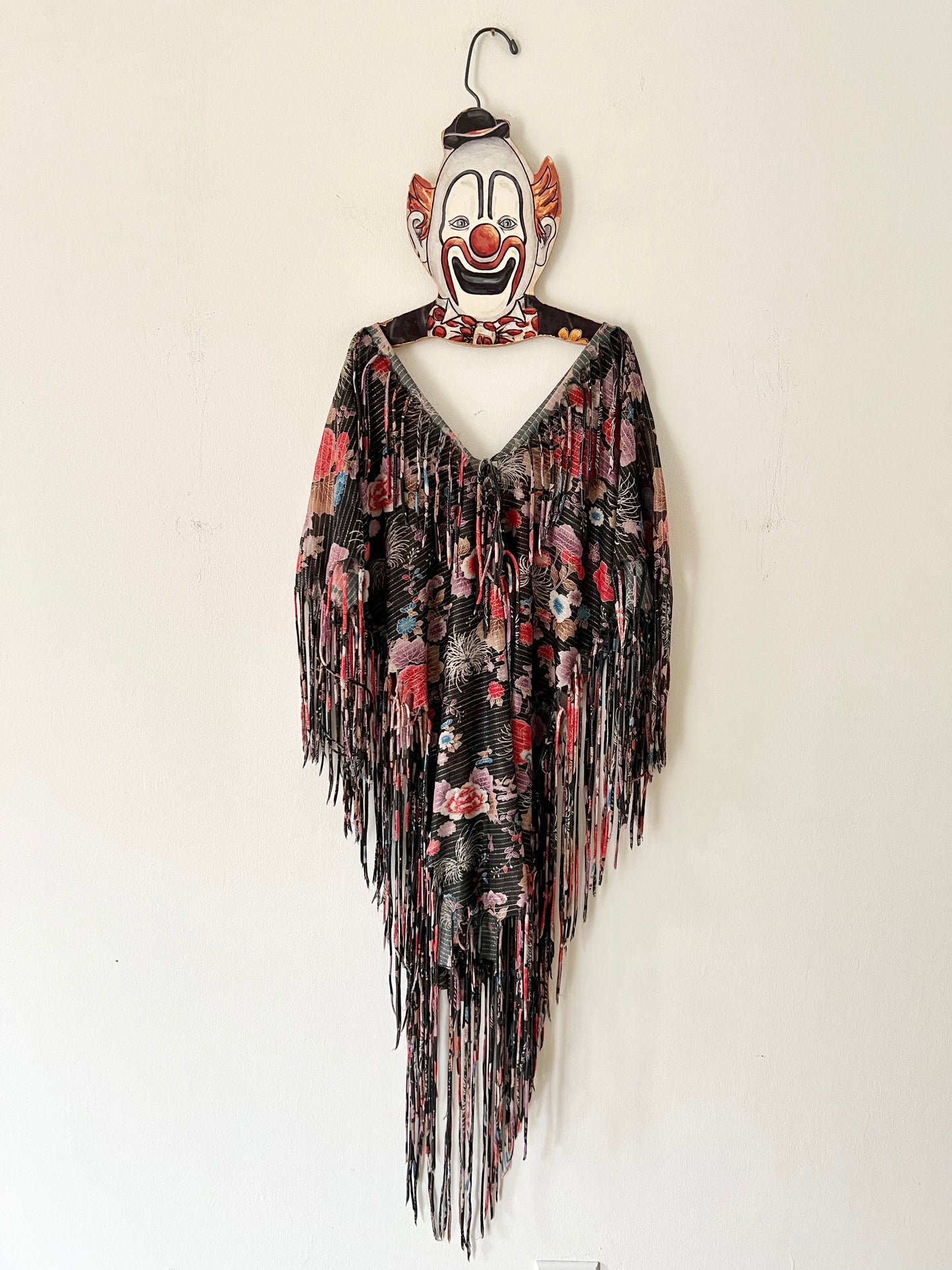 70s Fringe Tunic Bloise - L