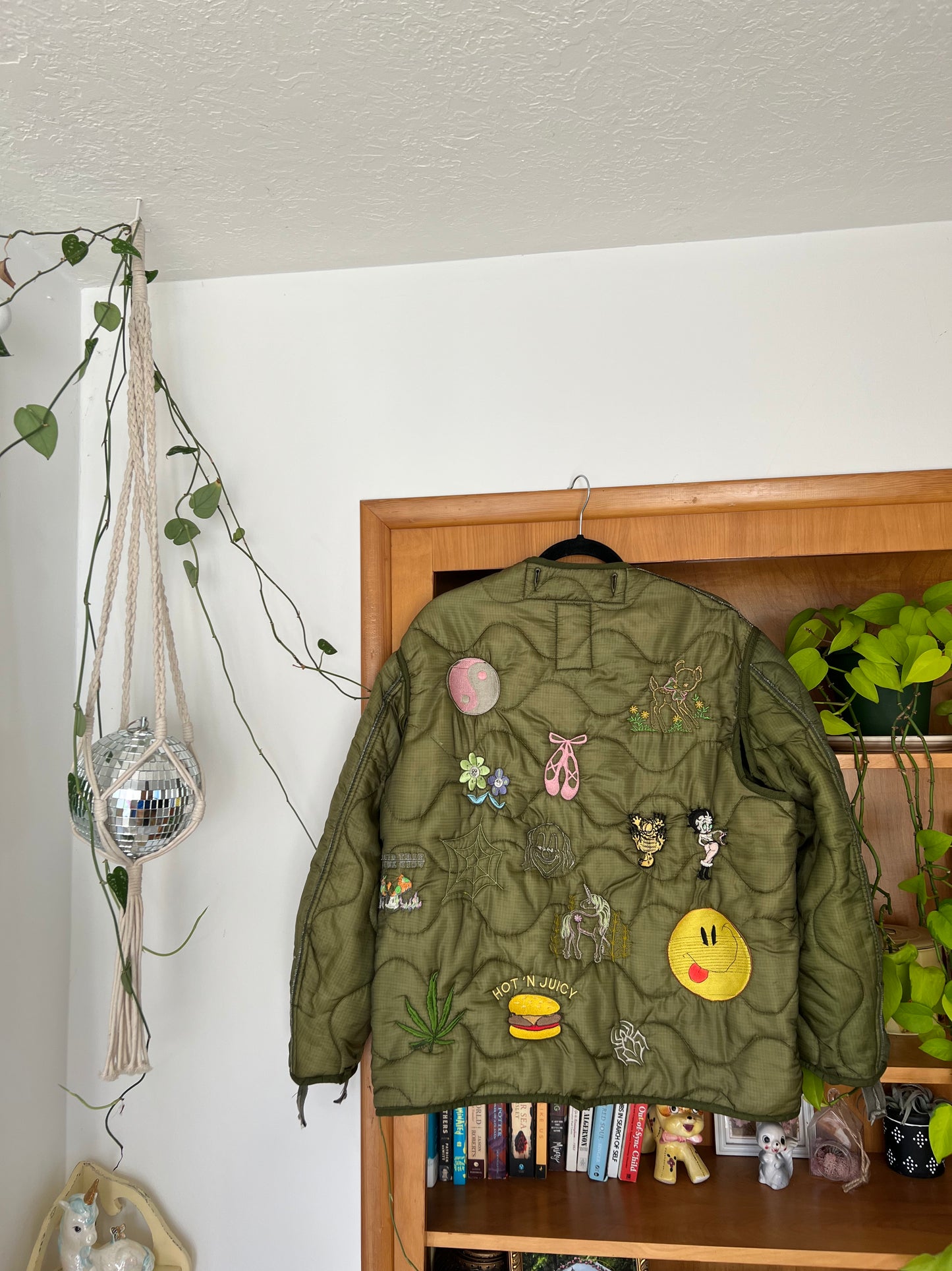 Embroidered Vtg Liner Jacket