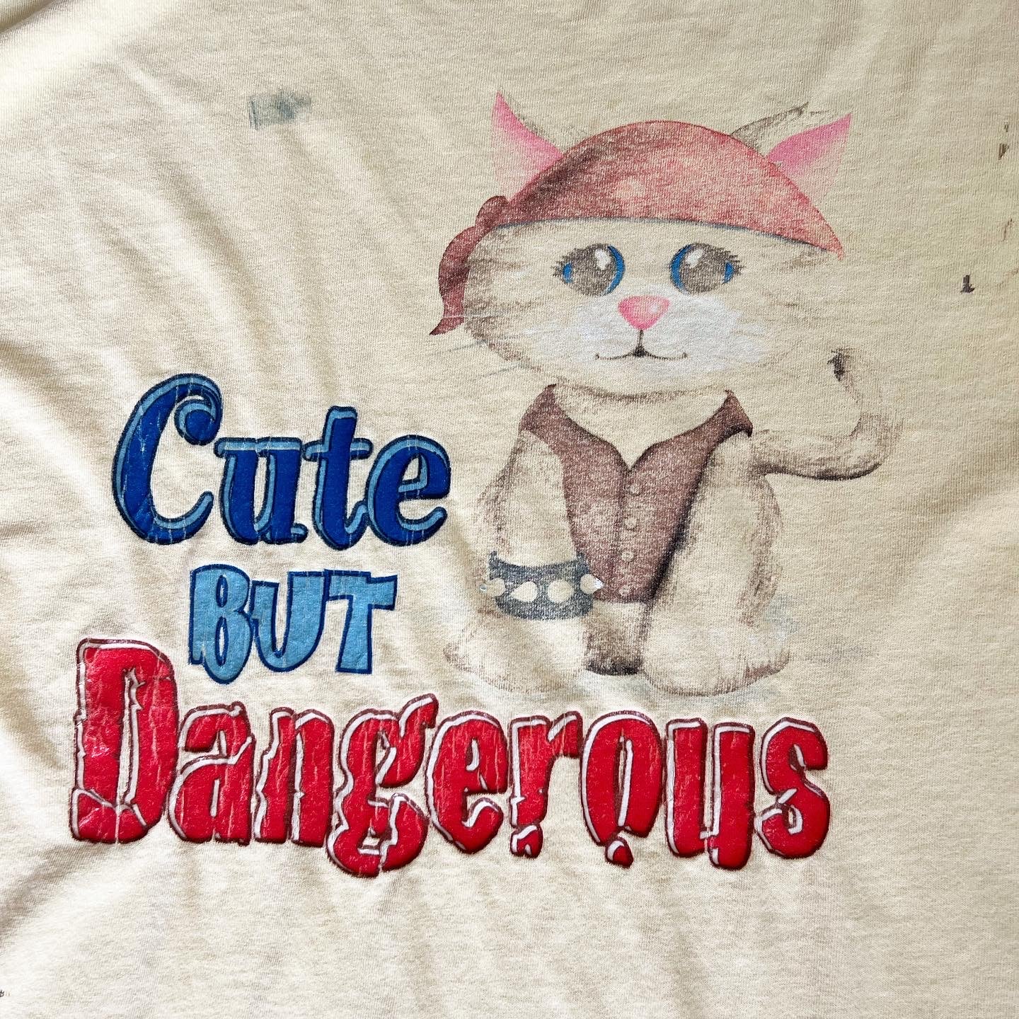 Cute But Dangerous Reworked Puff Sleeve Tee