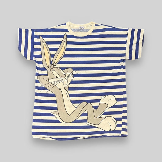 90s BUGS BUNNY nautical striped Tee