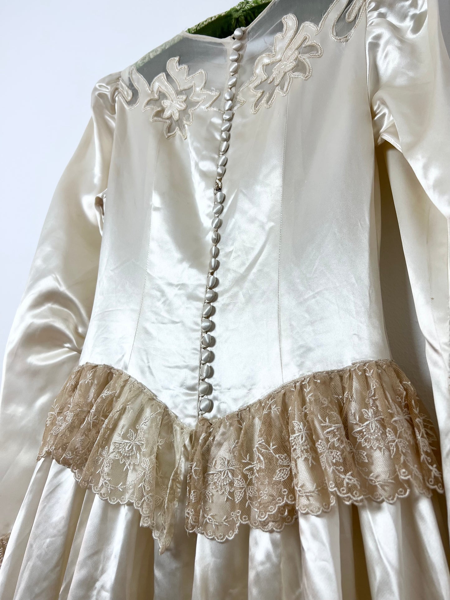 Antique wedding gown