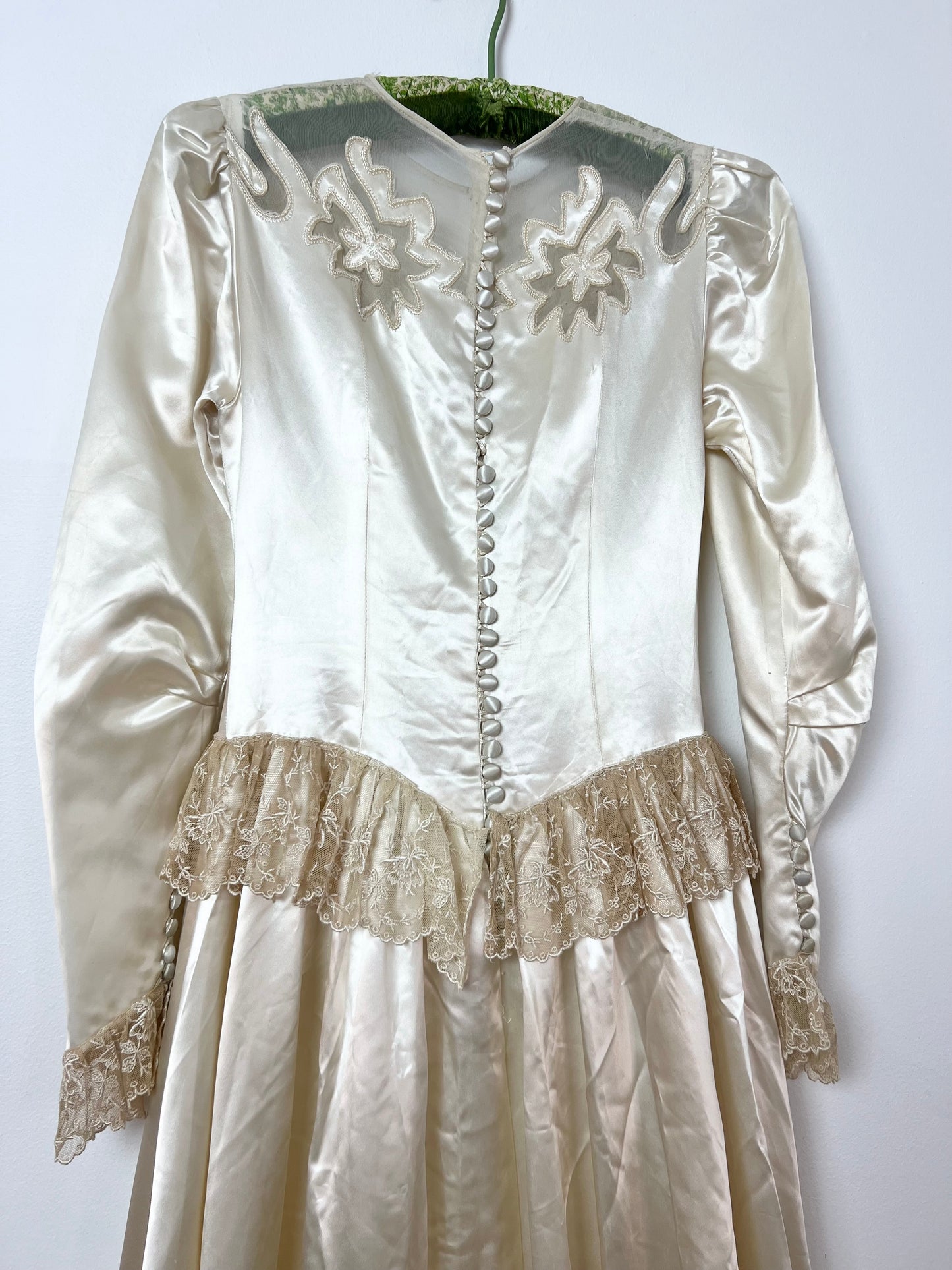 Antique wedding gown