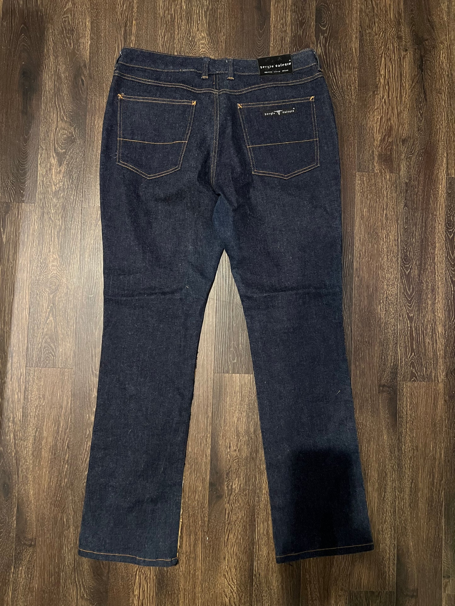 Y2K SERGIO VALENTE faux cow hide jeans