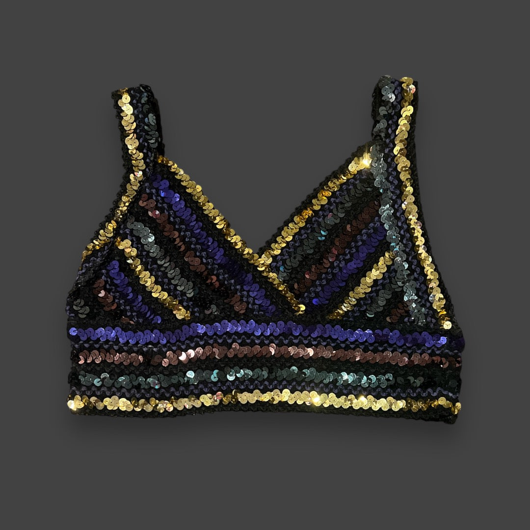 70s sequin bralette