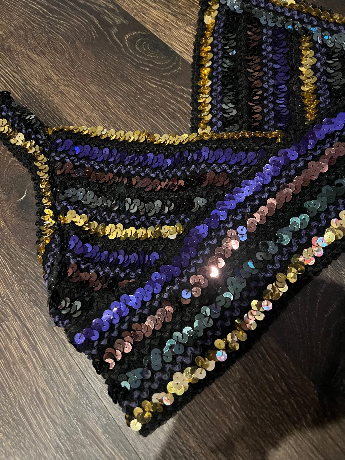 70s sequin bralette