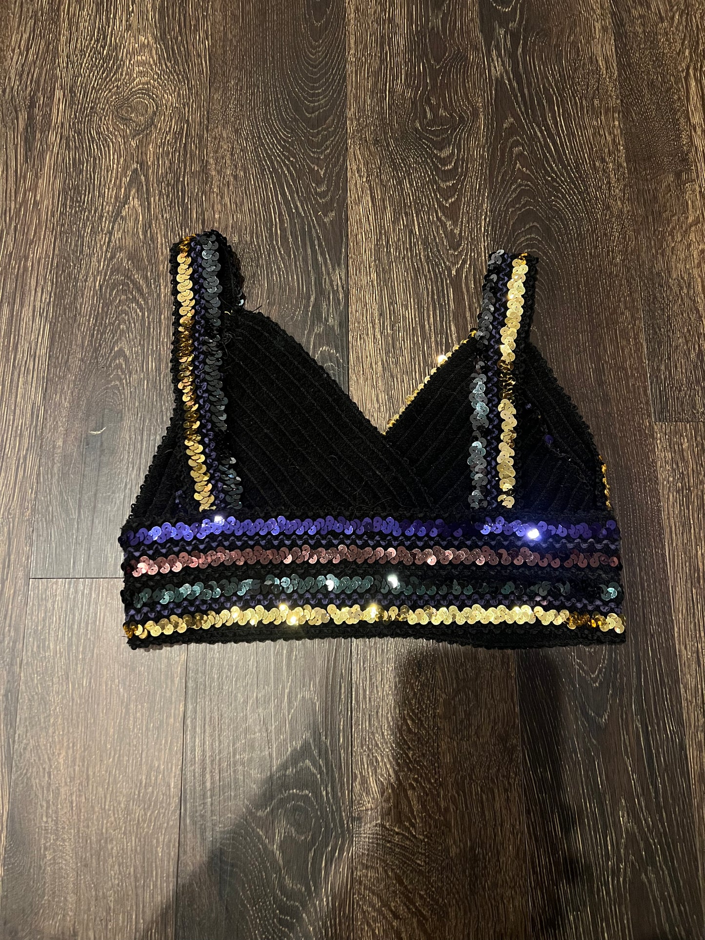 70s sequin bralette