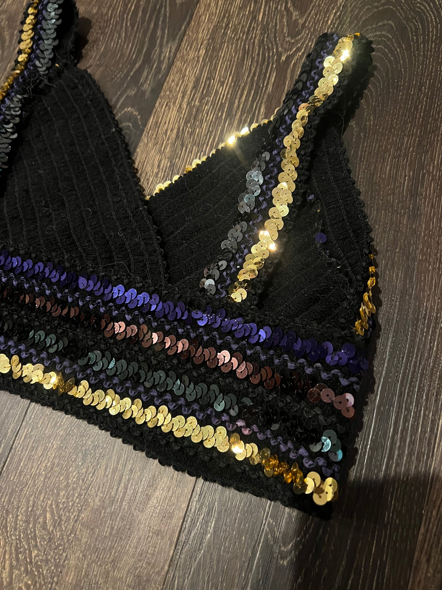 70s sequin bralette