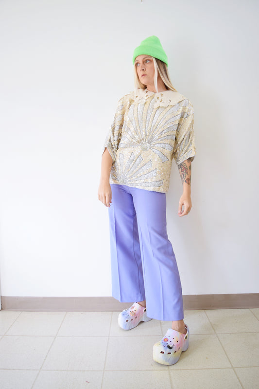 1940S SEQUIN BLOUSE - M/L