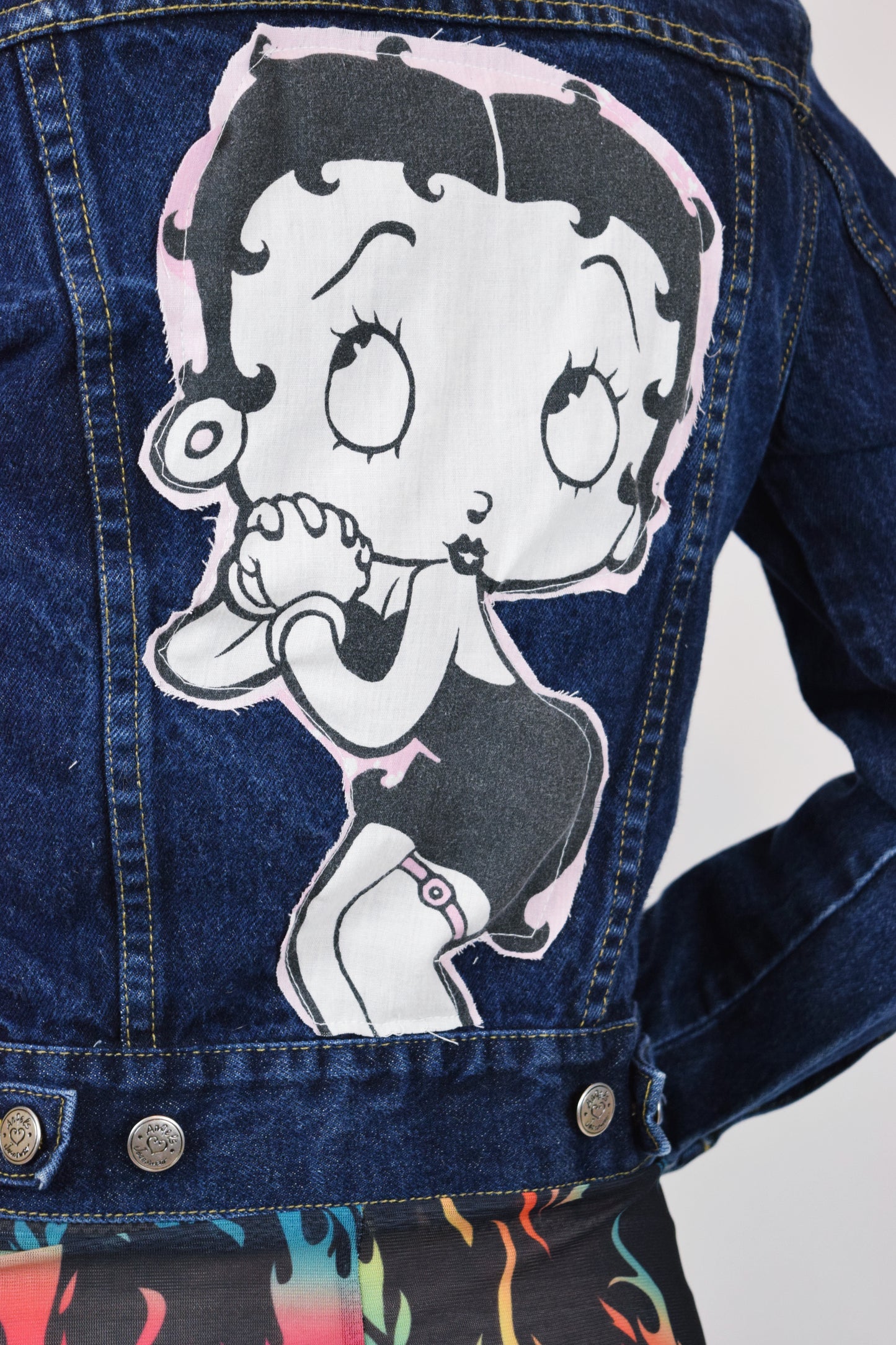 UPCYCLED BETTY BOOP JACKET - XS/SMALL