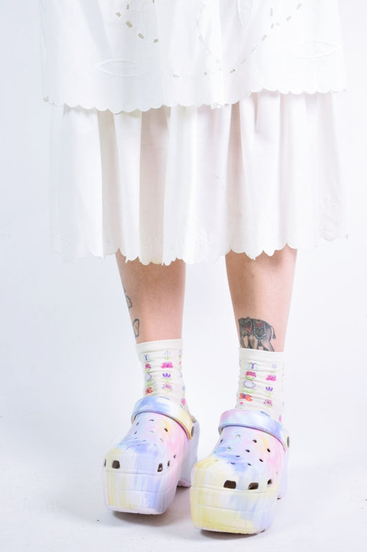 40s EYELET MIDI SKIRT - 25/26"