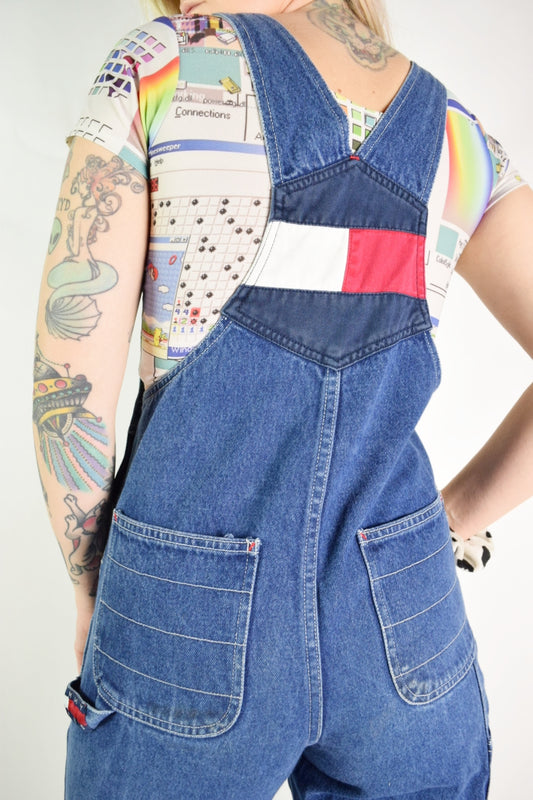 90s TOMMY HILFIGER OVERALLS - XS/S