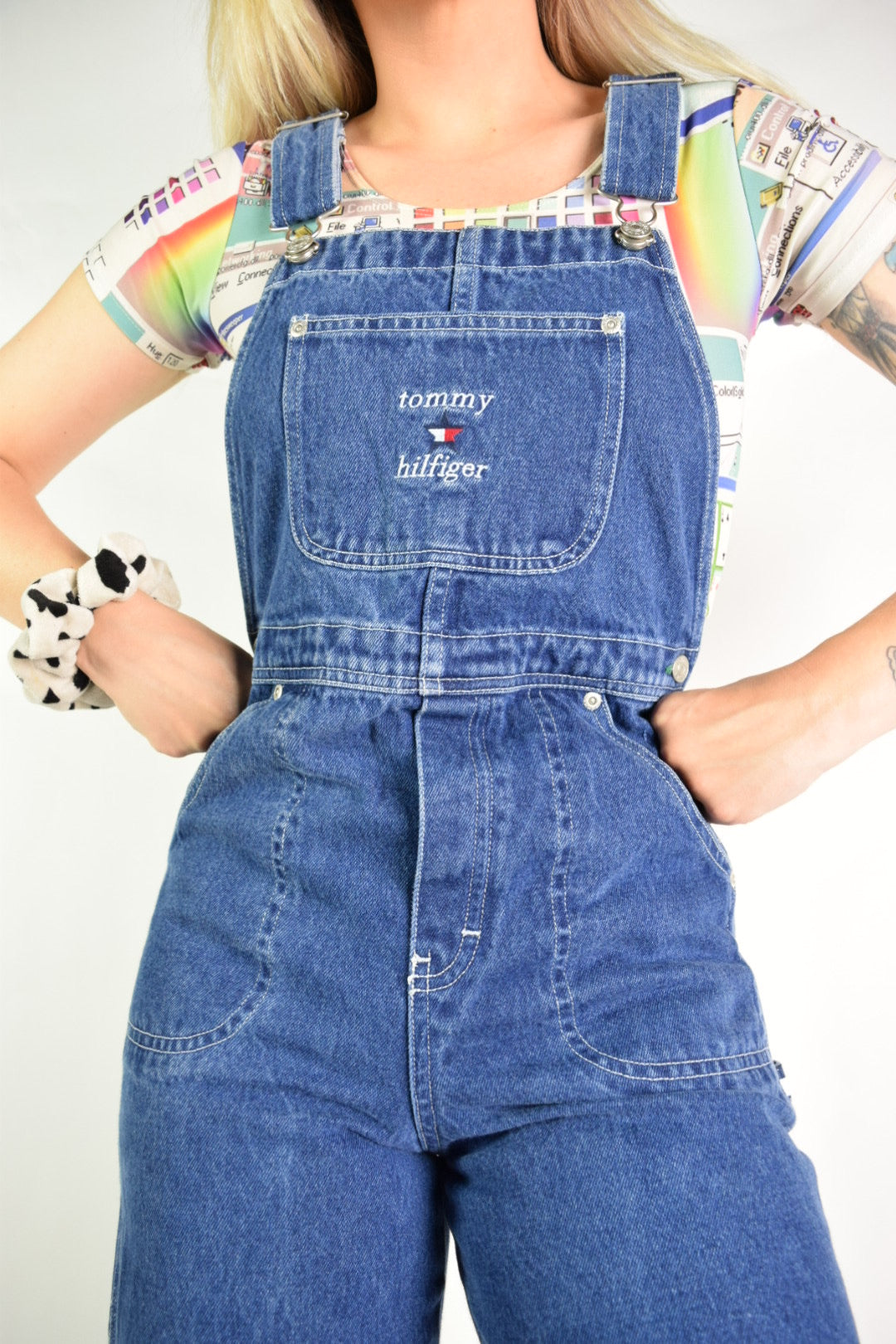 90s TOMMY HILFIGER OVERALLS - XS/S