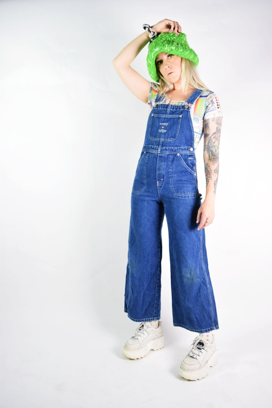 90s TOMMY HILFIGER OVERALLS - XS/S